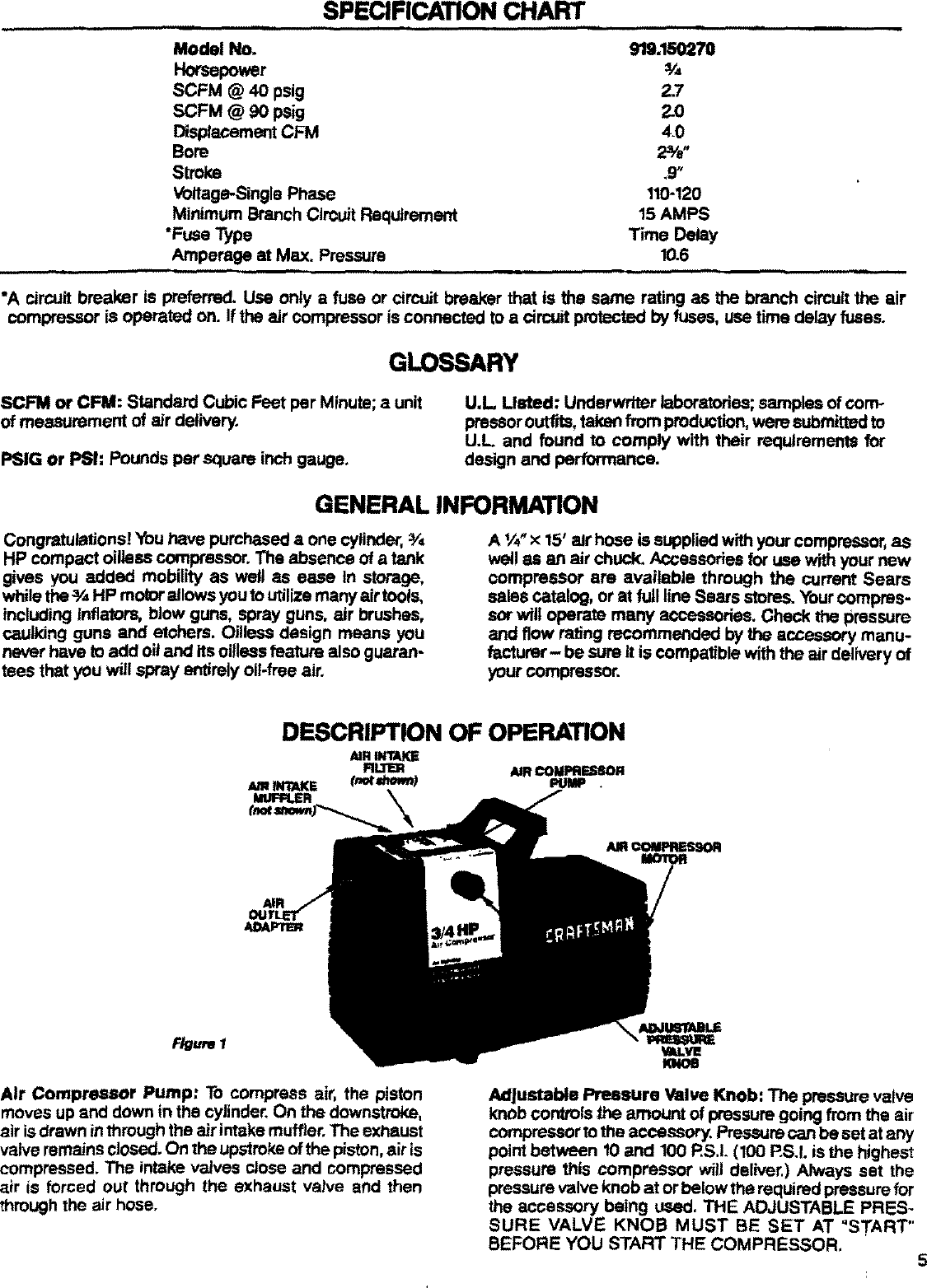 Page 5 of 11 - Sears Sears-919-Users-Manual- Sears-919-users-manual
