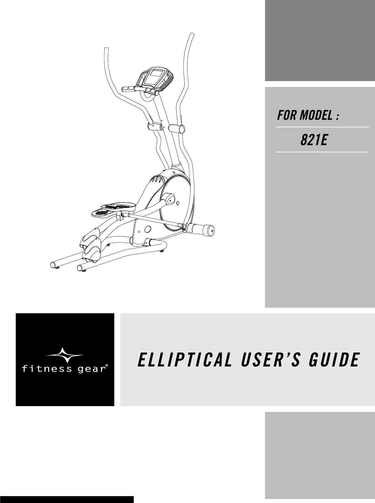 Sears Fitness Gear 821E Quick Start Guide 822462 ManualsLib Makes It