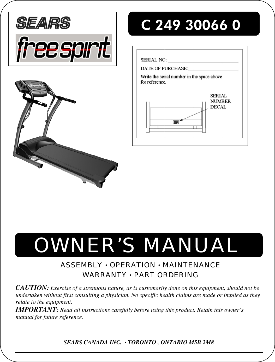 Sears Free Spirit Owners Manual ManualsLib Makes It Easy To Find