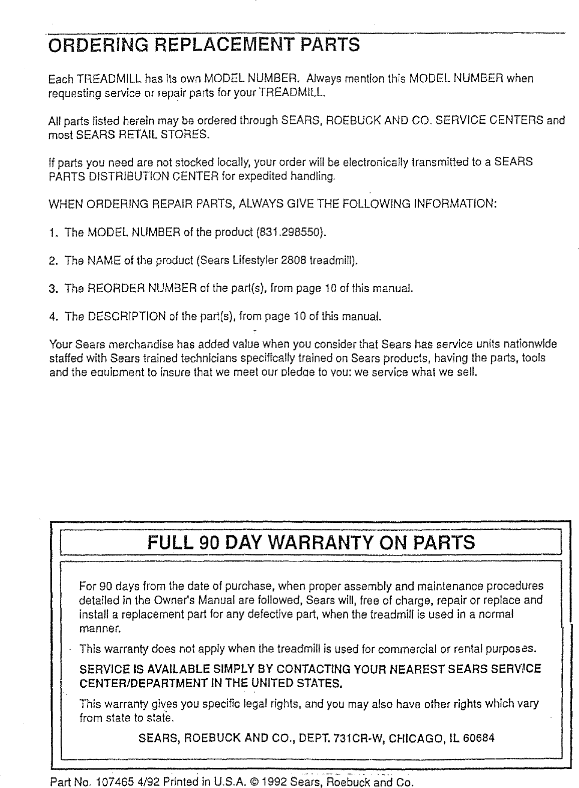 Page 12 of 12 - Sears Sears-Lifestyler-831-298And50-Users-Manual-  Sears-lifestyler-831-298and50-users-manual