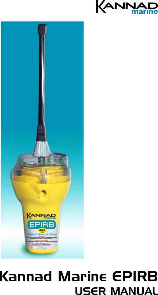Kannad Marine EPIRB USER MANUAL