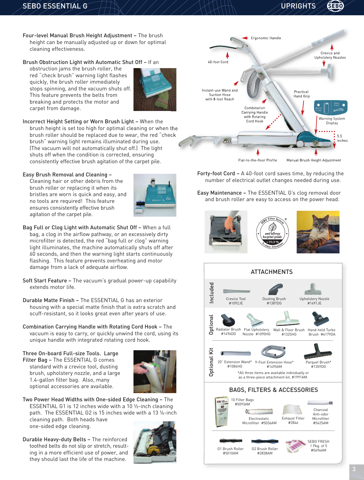 Page 3 of 4 - Sebo Sebo-9591At-Users-Manual- Appliance Brochure  Sebo-9591at-users-manual