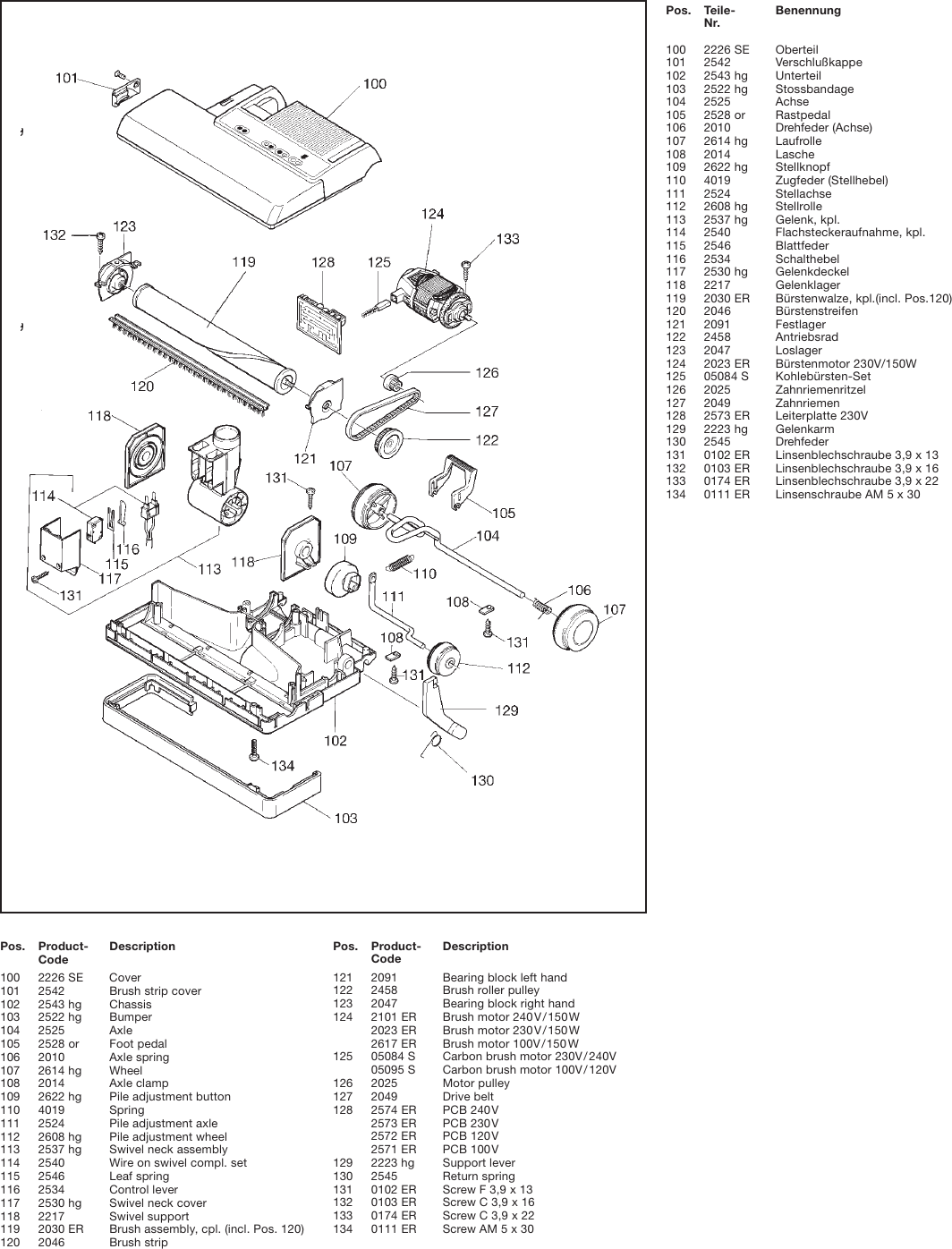 Page 7 of 8 - Sebo Sebo-Carpet-Vacuum-Bs-36-Users-Manual-  Sebo-carpet-vacuum-bs-36-users-manual