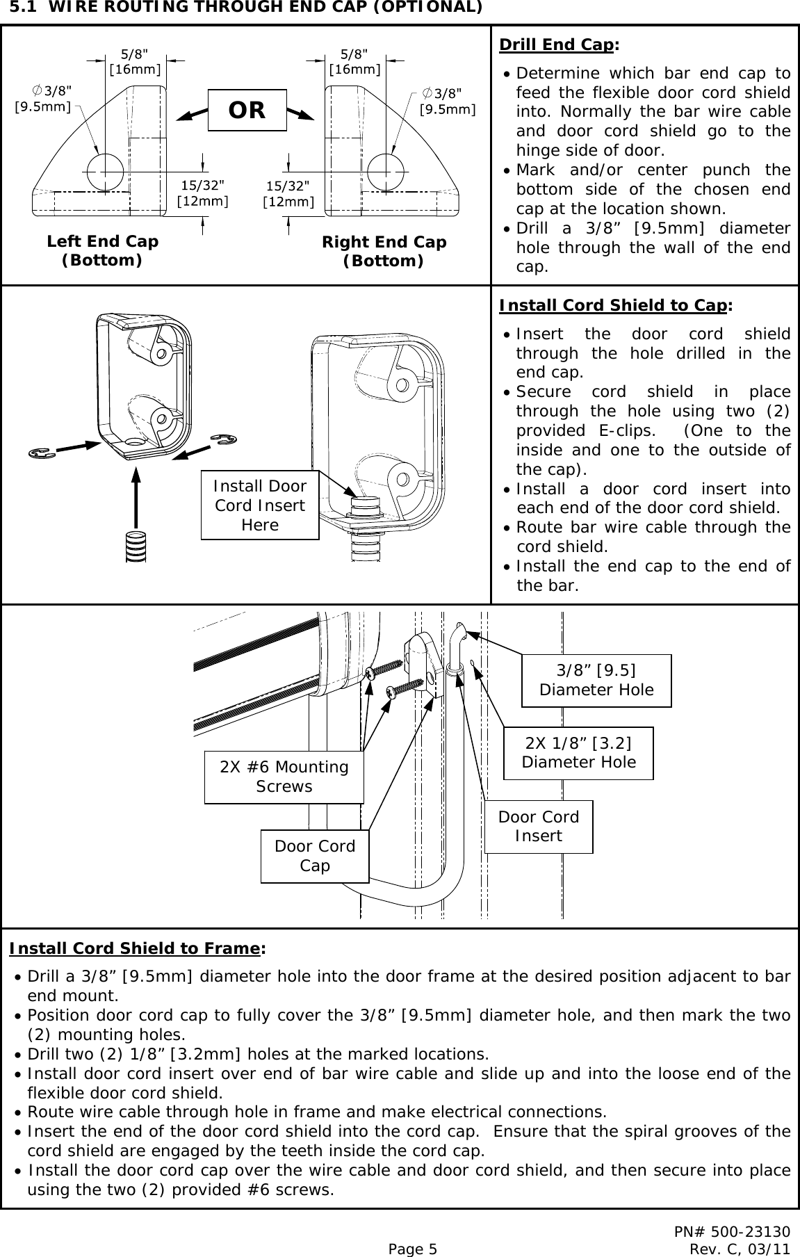 Page 5 of 8 - Securitron - EMB 500-23130_C Installation Instructions I 500-23130 20C