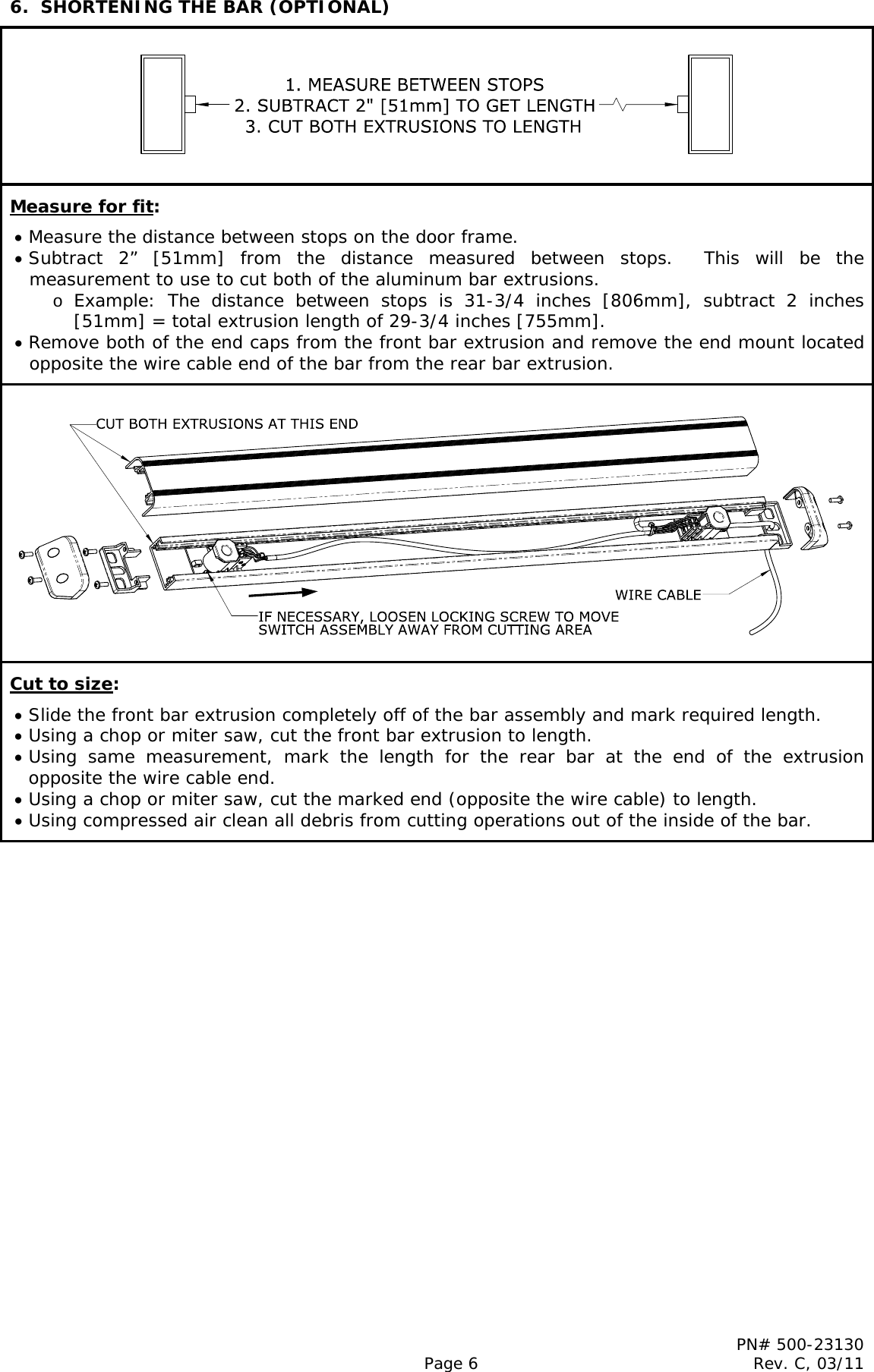 Page 6 of 8 - Securitron - EMB 500-23130_C Installation Instructions I 500-23130 20C