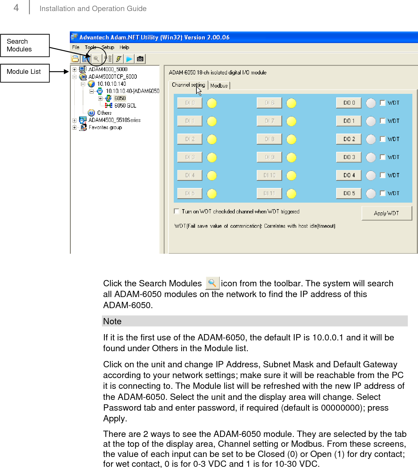 Page 5 of 12 - Security Adam-6050 Iomanual Corporate  User Manual