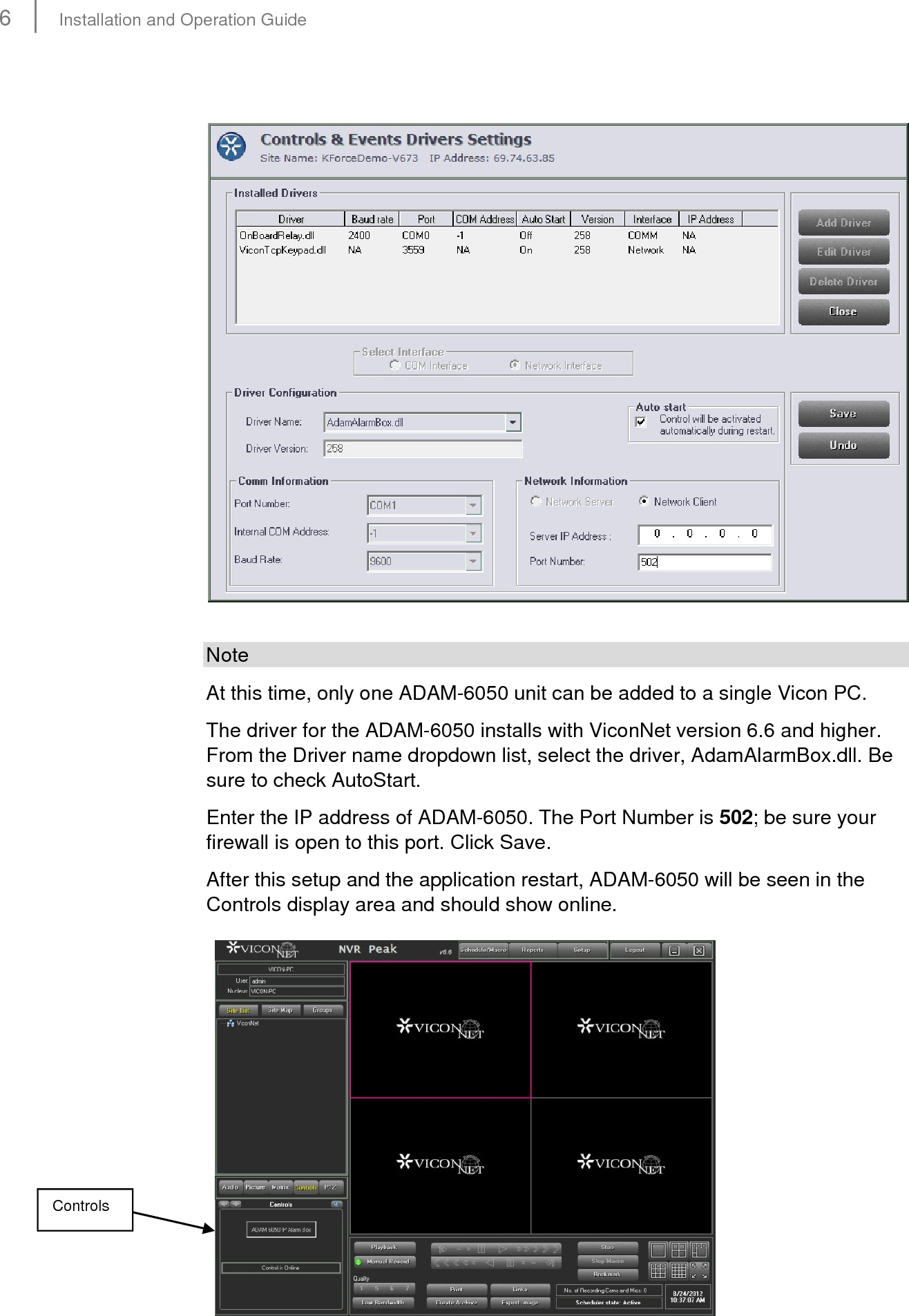 Page 7 of 12 - Security Adam-6050 Iomanual Corporate  User Manual