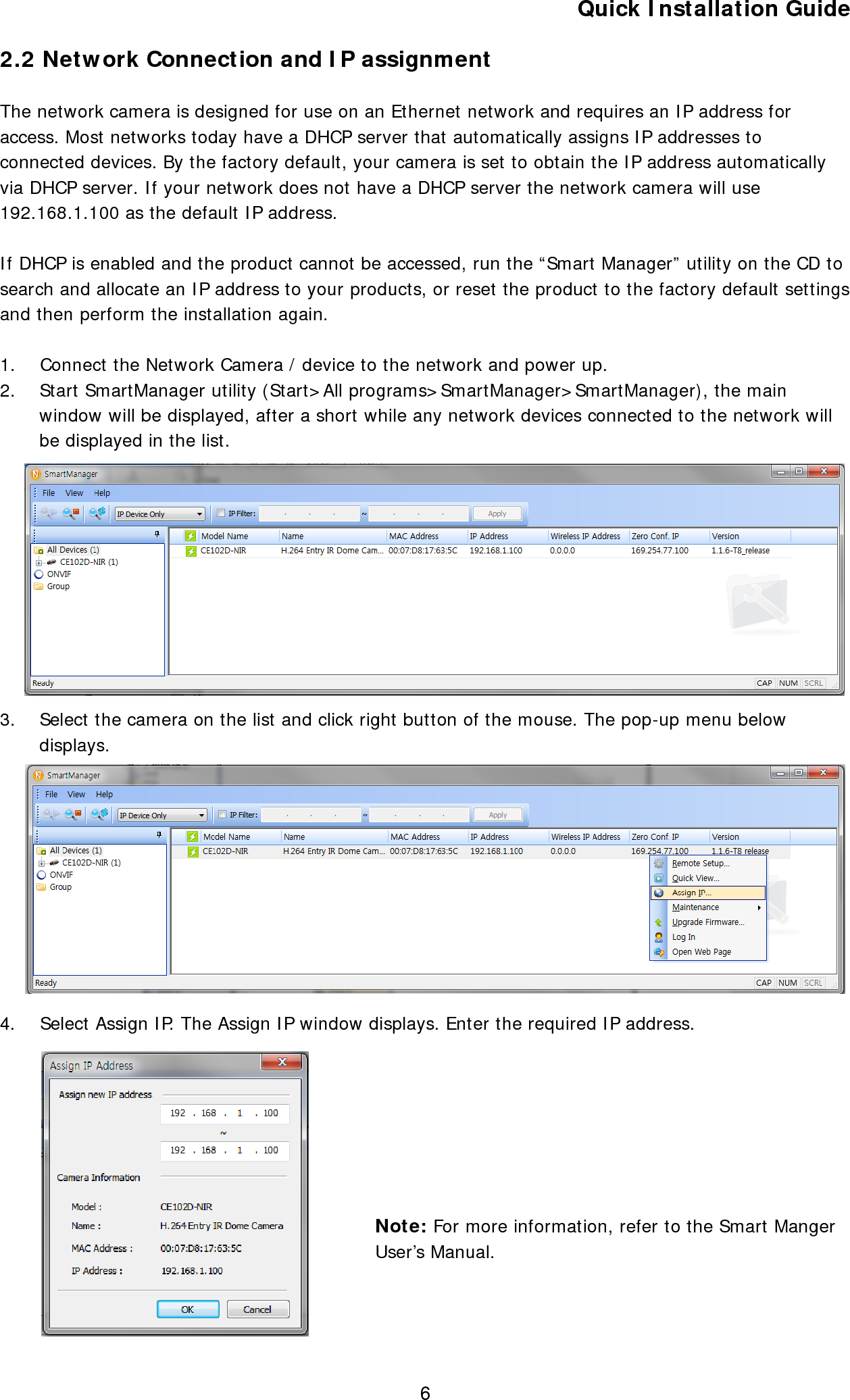 Page 7 of 12 - Security Ce102D-Nir Qg User Manual