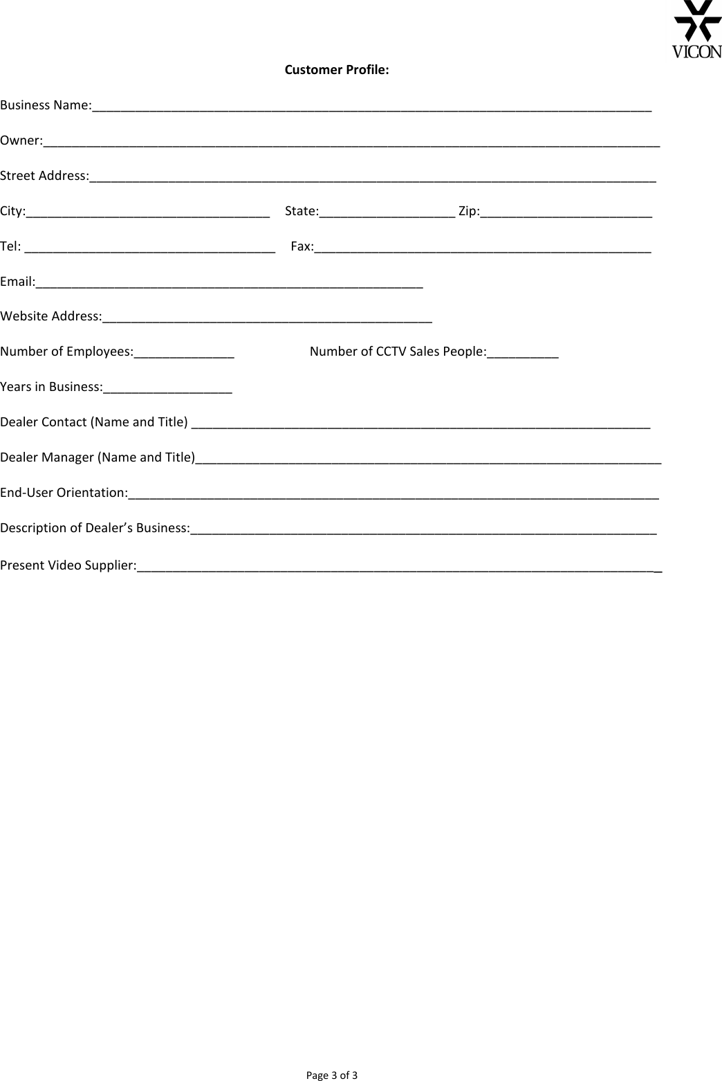 Page 3 of 3 - Security Newdealercreditapplicationform User Manual New Dealer Credit Application Form