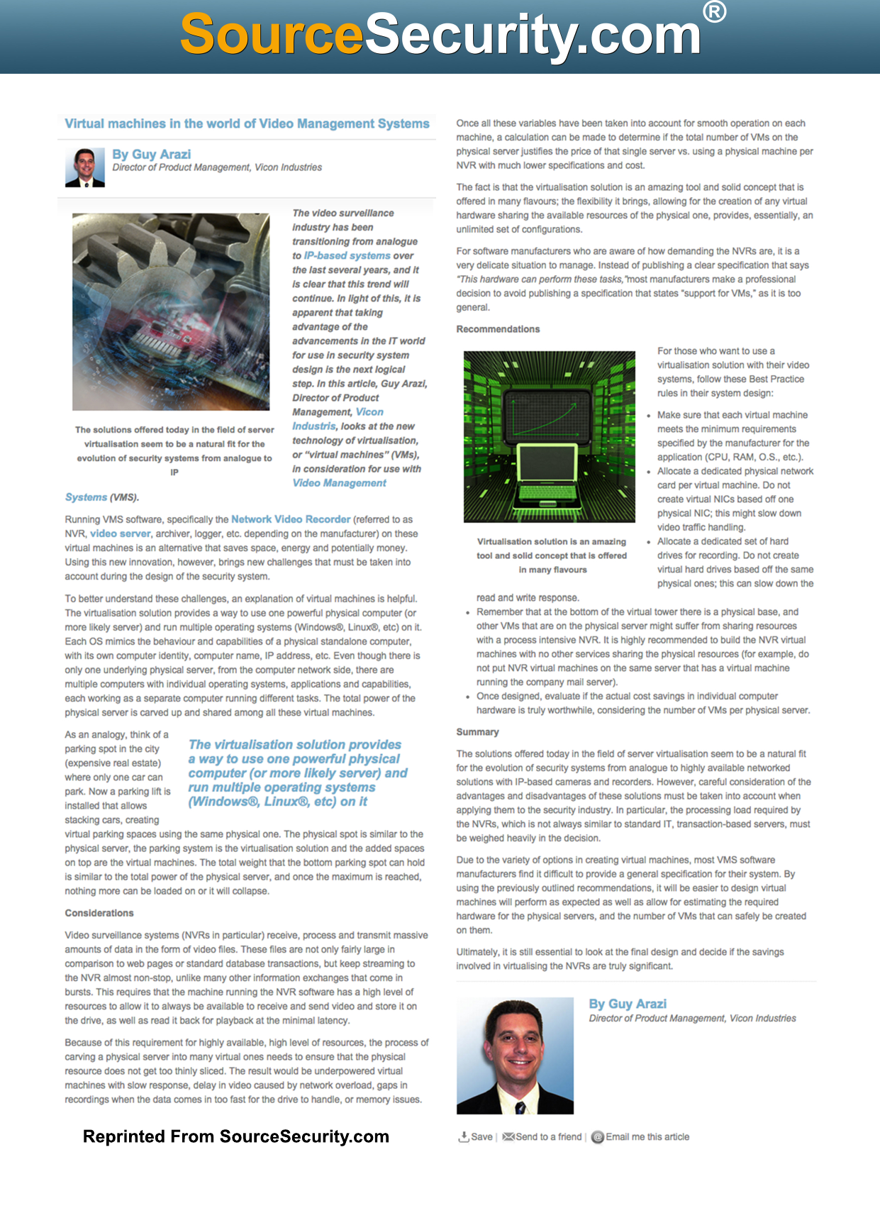 Page 1 of 1 - Security Virtual Machines In The World Of Vms User Manual