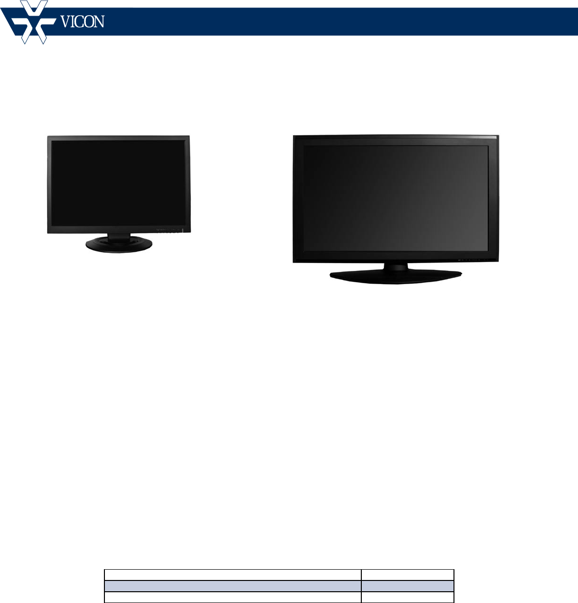 Security Vm 22 32 42 Monitors 22 And Inch Lcd Data Sheet User Manual