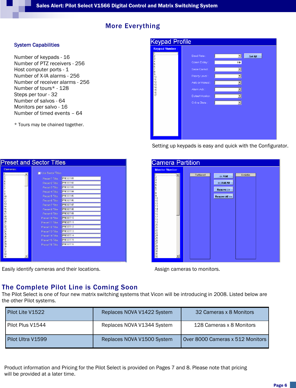 Page 6 of 12 - Security Volumexviinumber5 Pilot Select V1566 Sales Alert User Manual Volume XVIInumber5