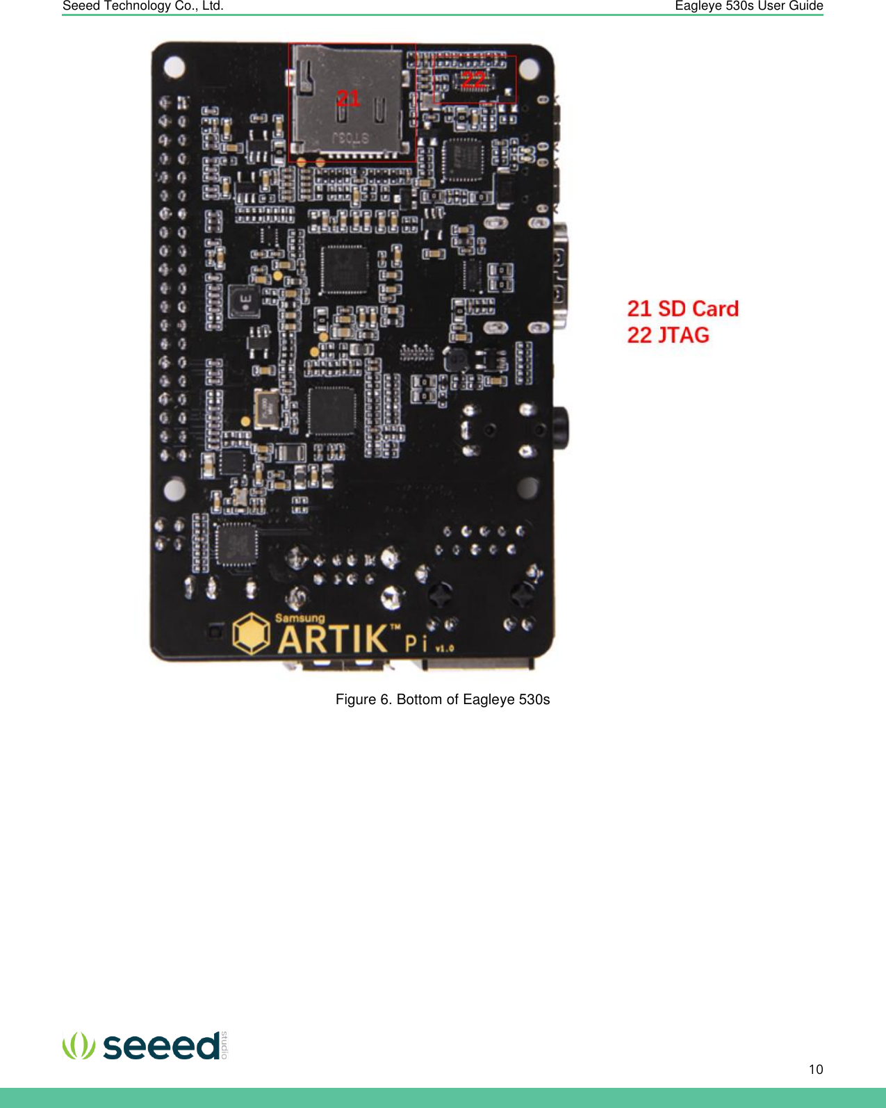    Seeed Technology Co., Ltd.  Eagleye 530s User Guide      10    Figure 6. Bottom of Eagleye 530s   