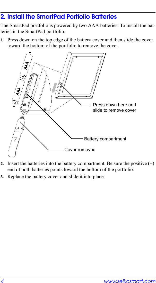 Page 4 of 8 - Seiko-Instruments Seiko-Instruments-Seiko-Instruments-Water-Pump-S11-Users-Manual- QuickStartSP0  Seiko-instruments-seiko-instruments-water-pump-s11-users-manual