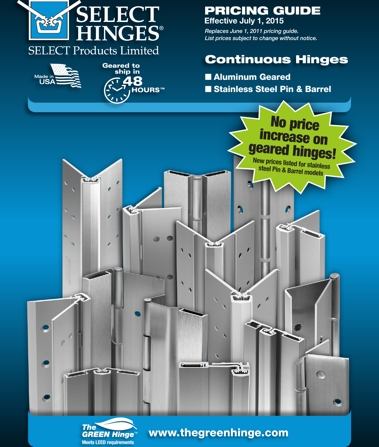 Select Hinges Price Book Book2015