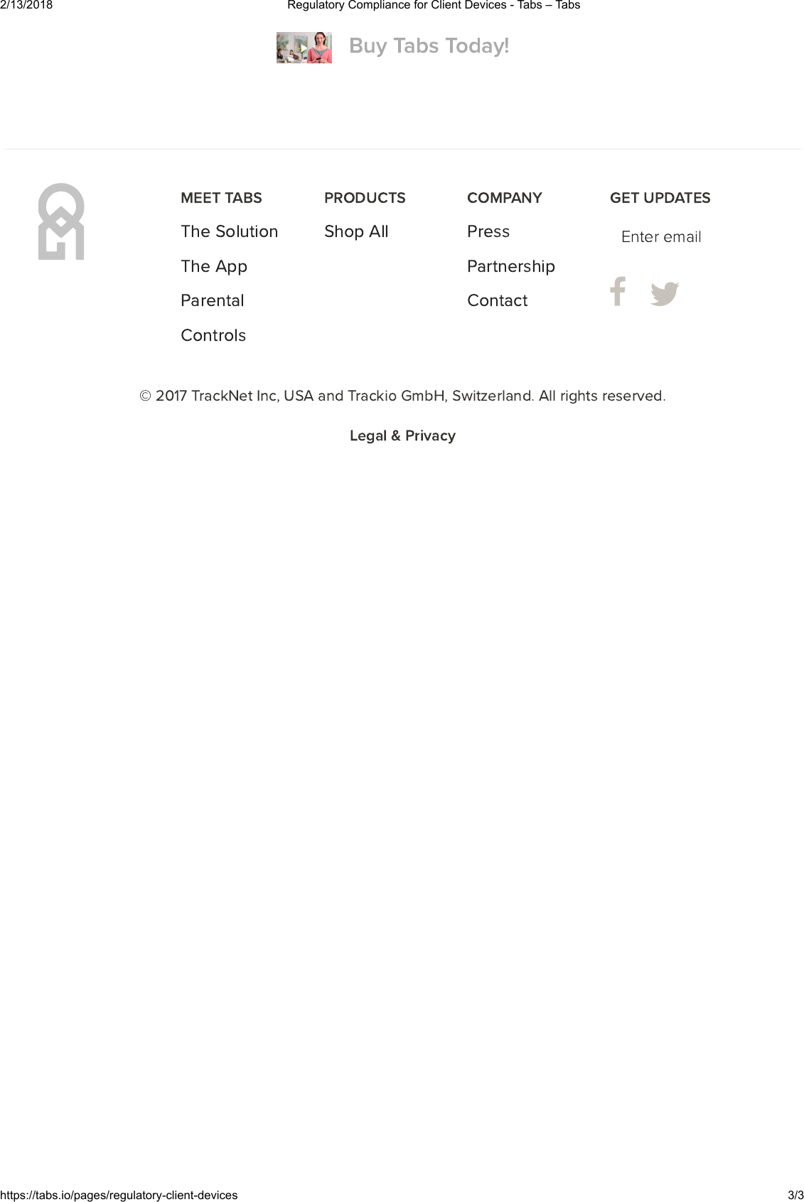Page 3 of Semtech TBOL100 This product is a LoRa 902-928MHz Object Locator User Manual Regulatory Compliance notes