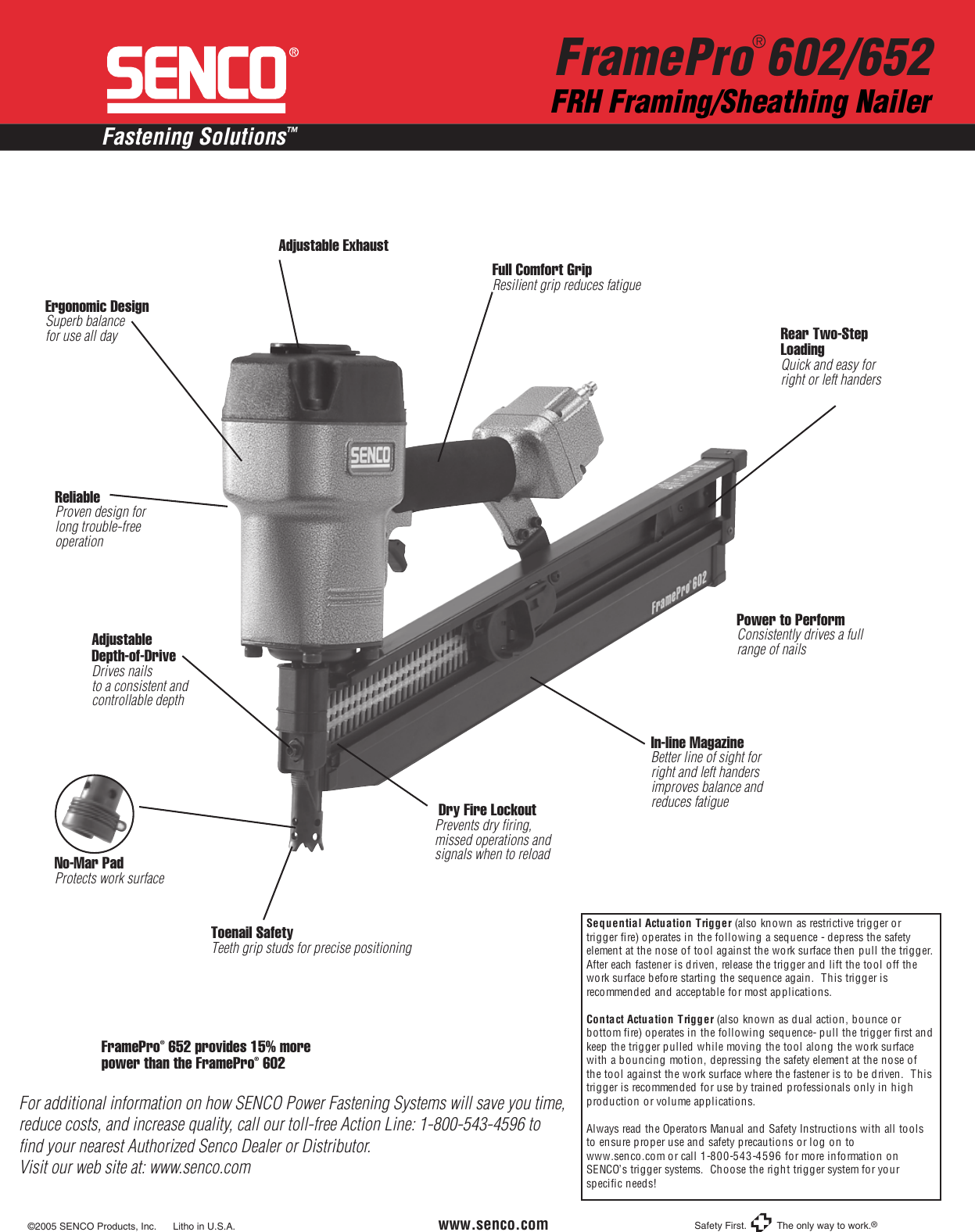 Page 2 of 2 - Senco Senco-Framepro-602-Users-Manual- FramePro 602/652  Senco-framepro-602-users-manual