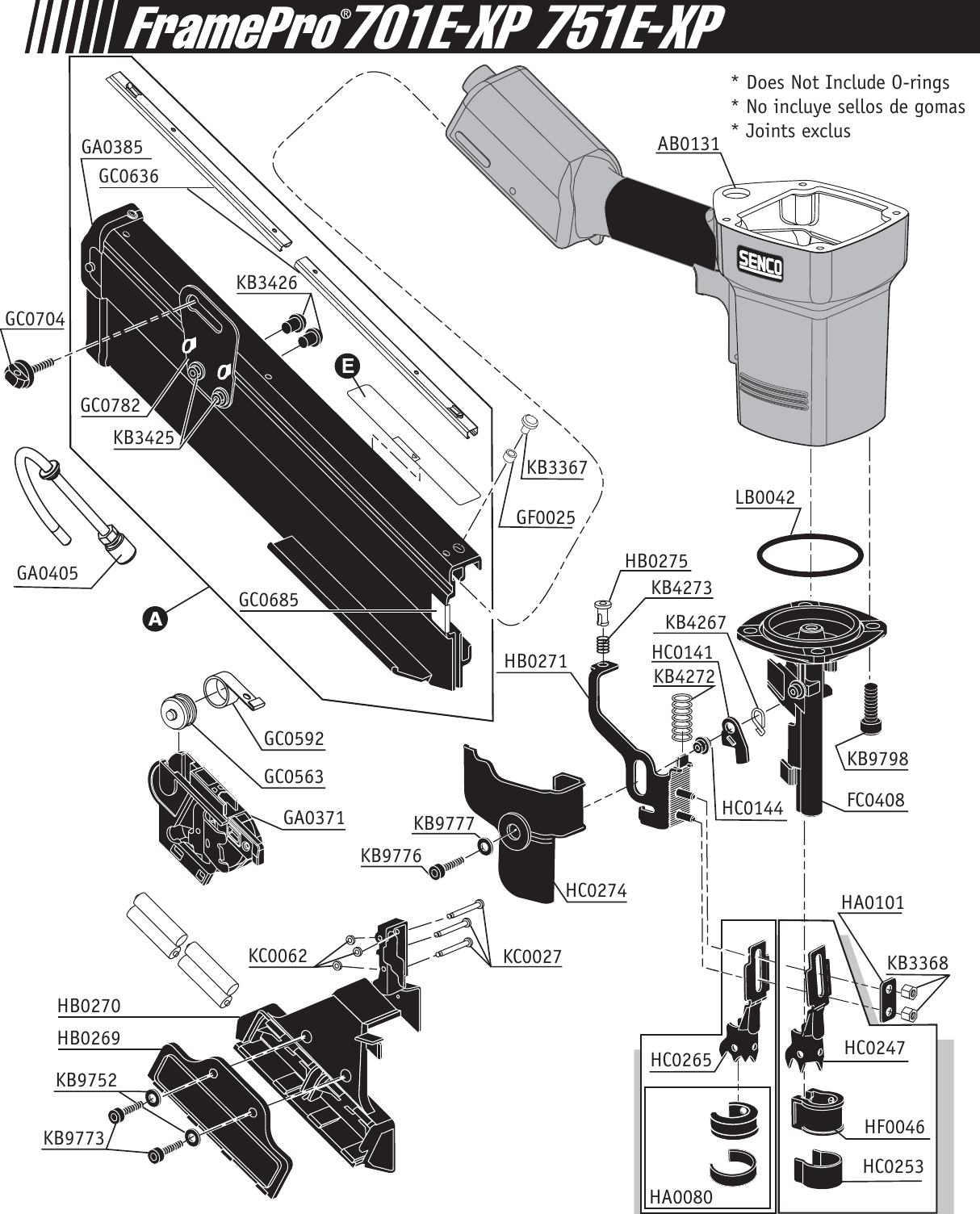 Page 2 of 4 - Senco Senco-Framepro-701E-Xp-Users-Manual- FP701E-XP/751E-XP / NFG02L  Senco-framepro-701e-xp-users-manual