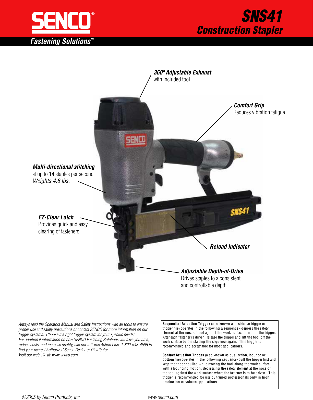 Page 2 of 2 - Senco Senco-Sns41-Users-Manual-  Senco-sns41-users-manual