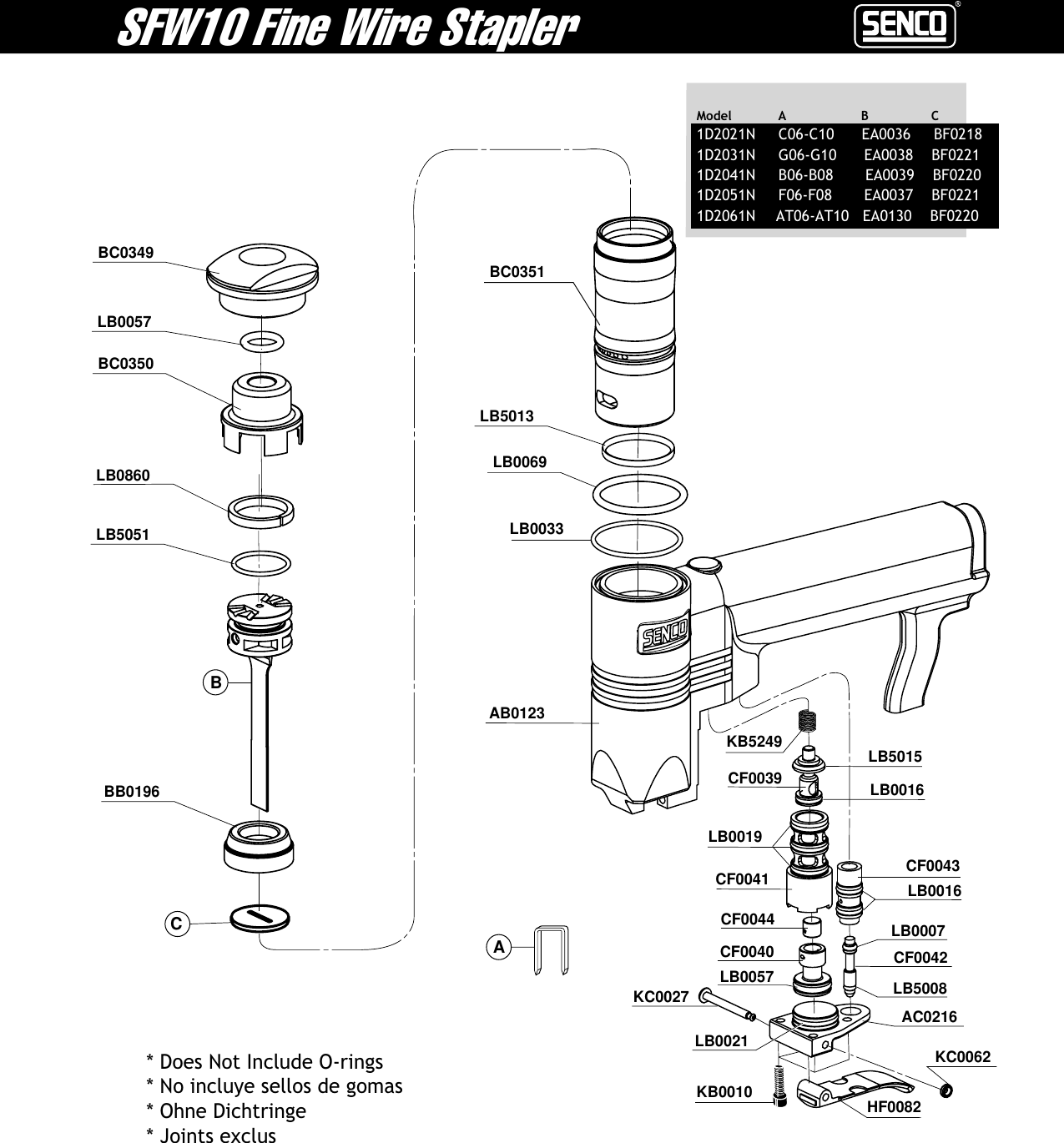 Page 2 of 4 - Senco Senco-Yk0314-Users-Manual- SFW10/NFE01D  Senco-yk0314-users-manual