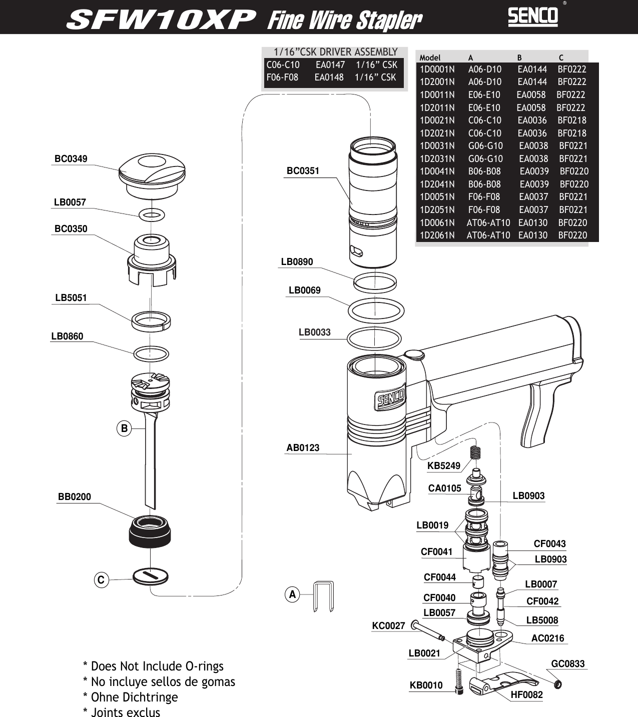 Page 2 of 4 - Senco Senco-Yk0321-Users-Manual- SFW10XP  Senco-yk0321-users-manual