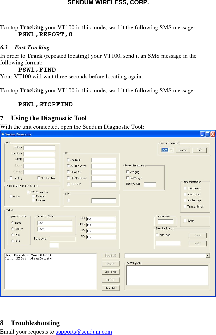 SENDUM WIRELESS, CORP.    