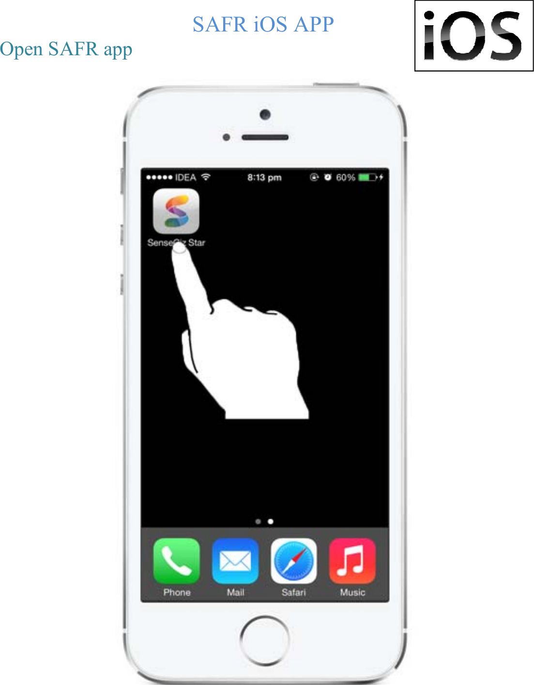 Op    pen SAAFR appp  SAFRR iOS APP 