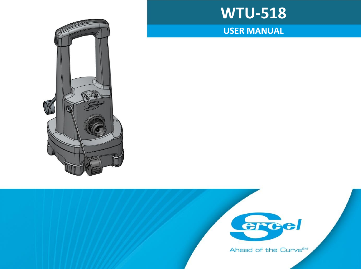  Rev 30-2015  Page 1     WTU-518 USER MANUAL 