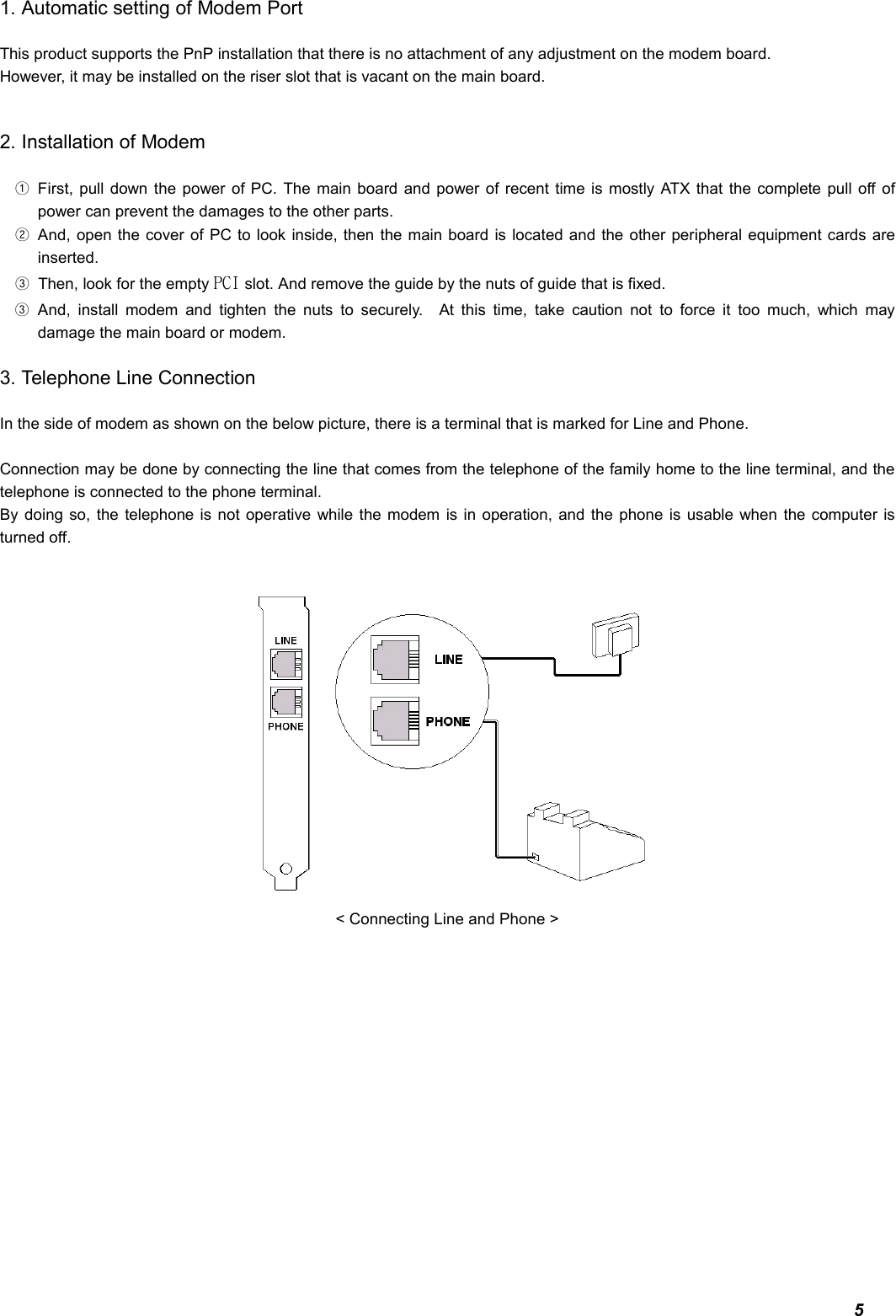 Serome Electronics MLTH356PCI Modem User Manual SEROME Mercury PCT 56K