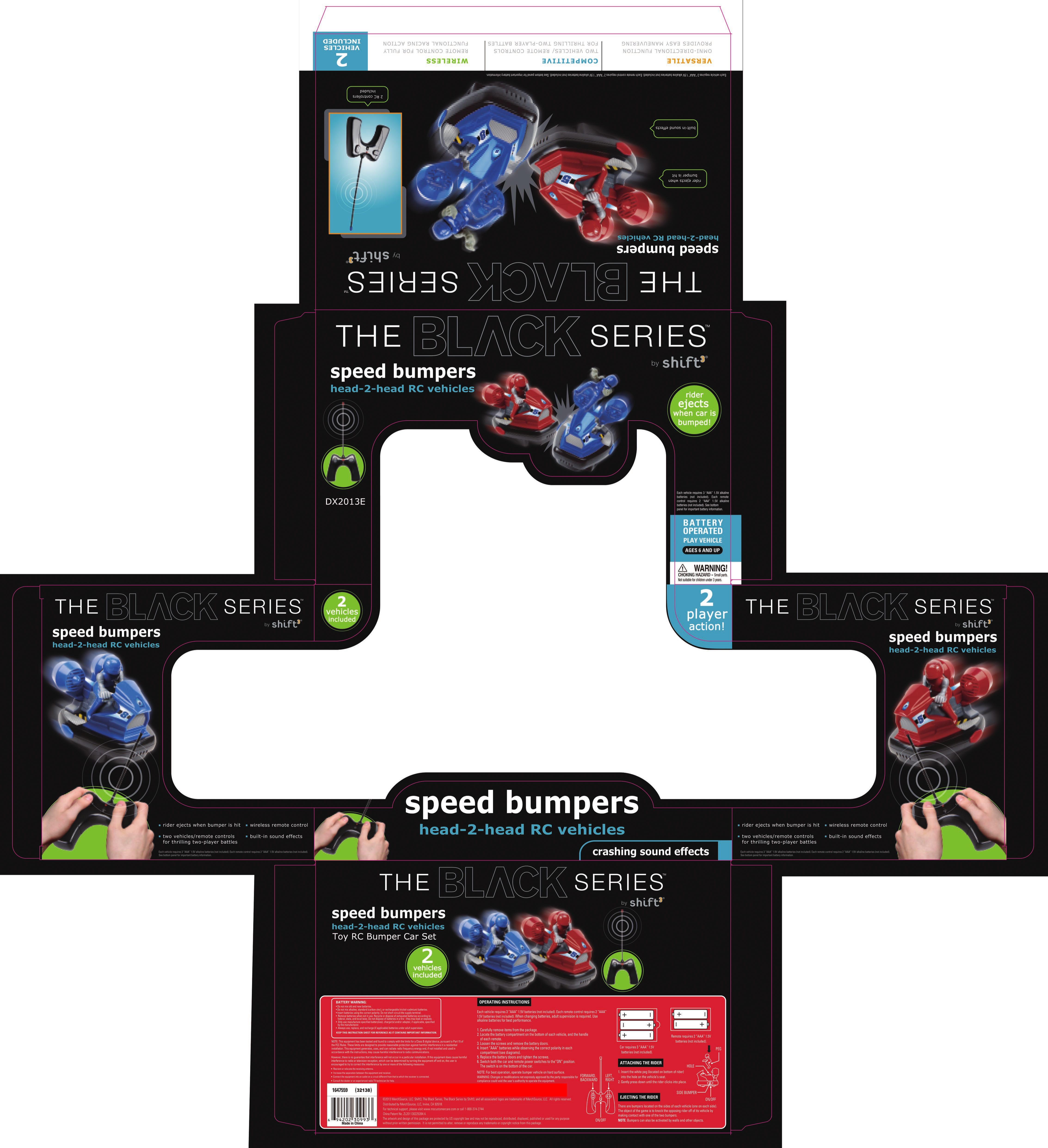 DX2013EToy RC Bumper Car Set