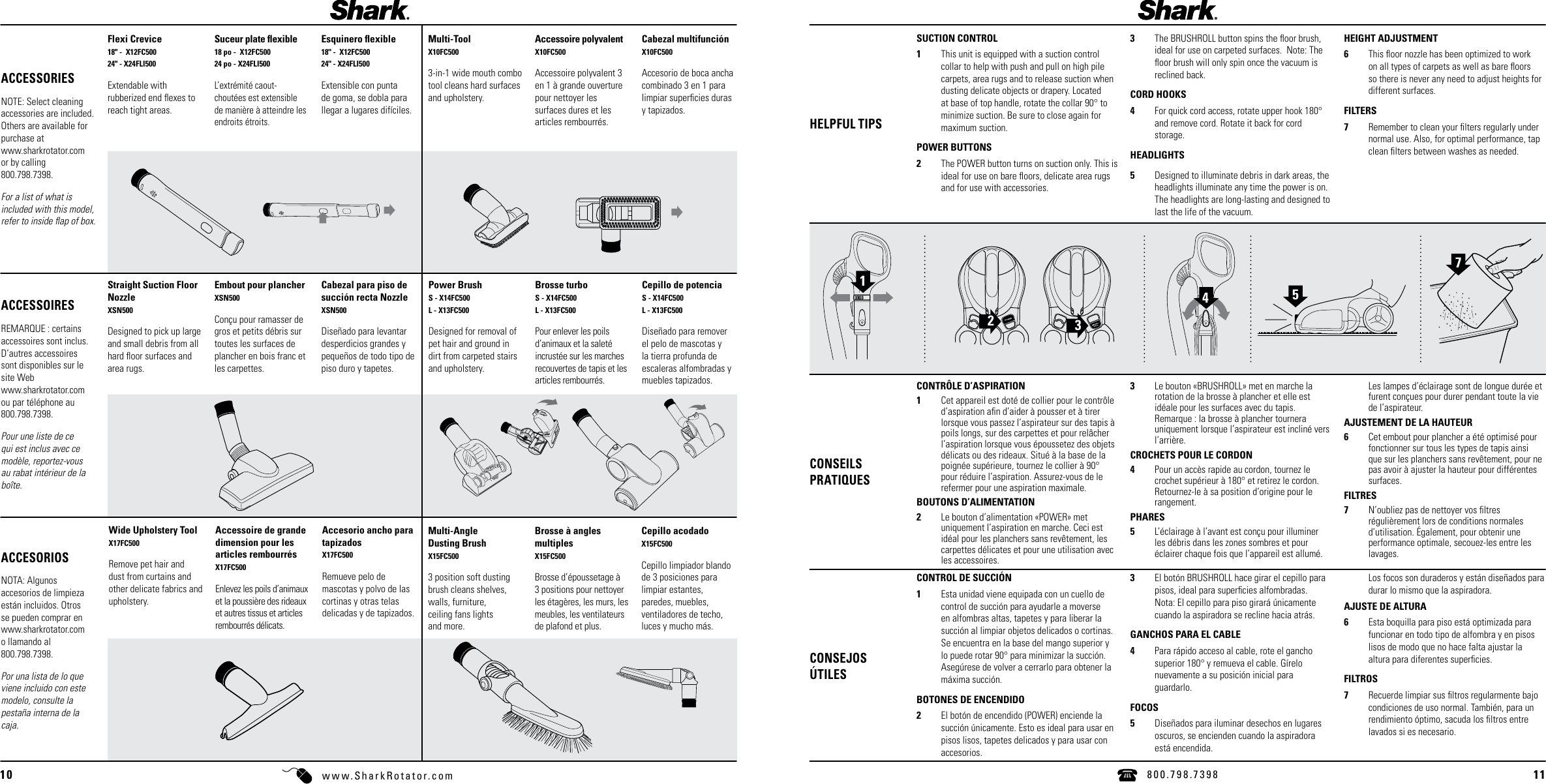 Page 6 of 9 - Shark Shark-Nv501-Users-Manual-  Shark-nv501-users-manual