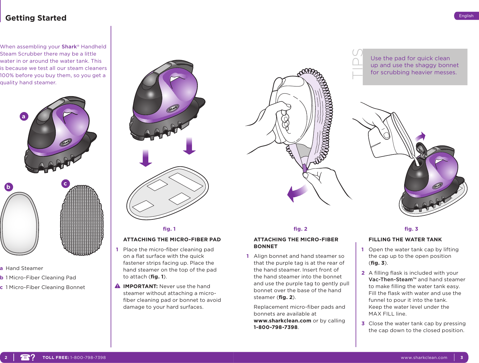 Page 4 of 7 - Shark Shark-S3401-Users-Manual-  Shark-s3401-users-manual