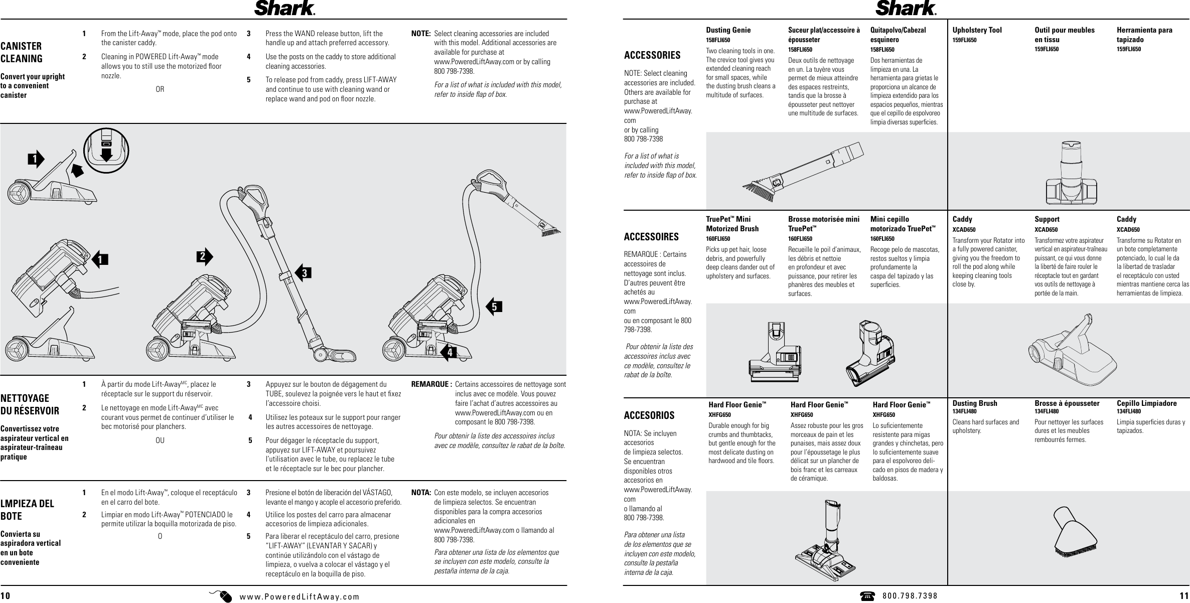 Page 6 of 11 - Shark Shark-Shark-Rotator-Powered-Lift-Away-Upright-Vacuum-Nv652-Owners-Guide-  Shark-shark-rotator-powered-lift-away-upright-vacuum-nv652-owners-guide