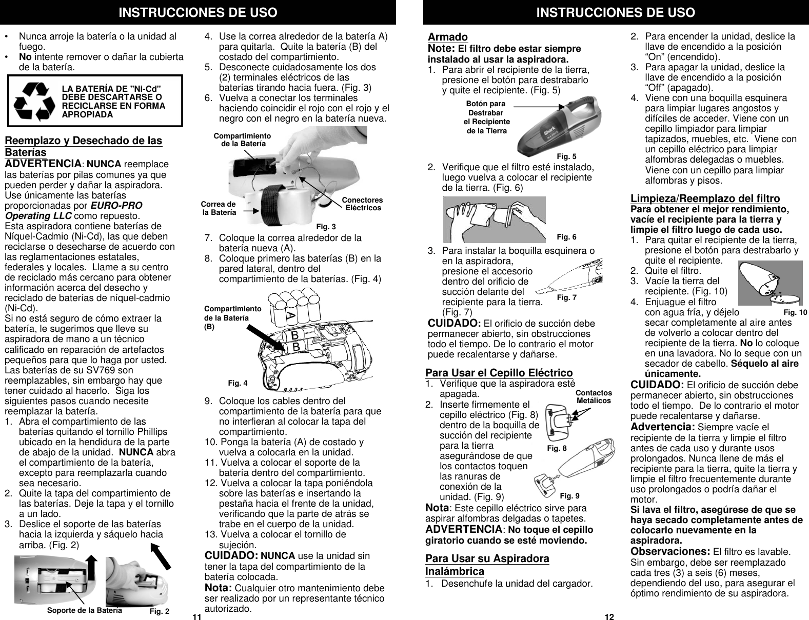 Page 7 of 8 - Shark Sv769  1 User Manual To The Eb05cc22-213c-4bbf-9e91-afdd7b48148d