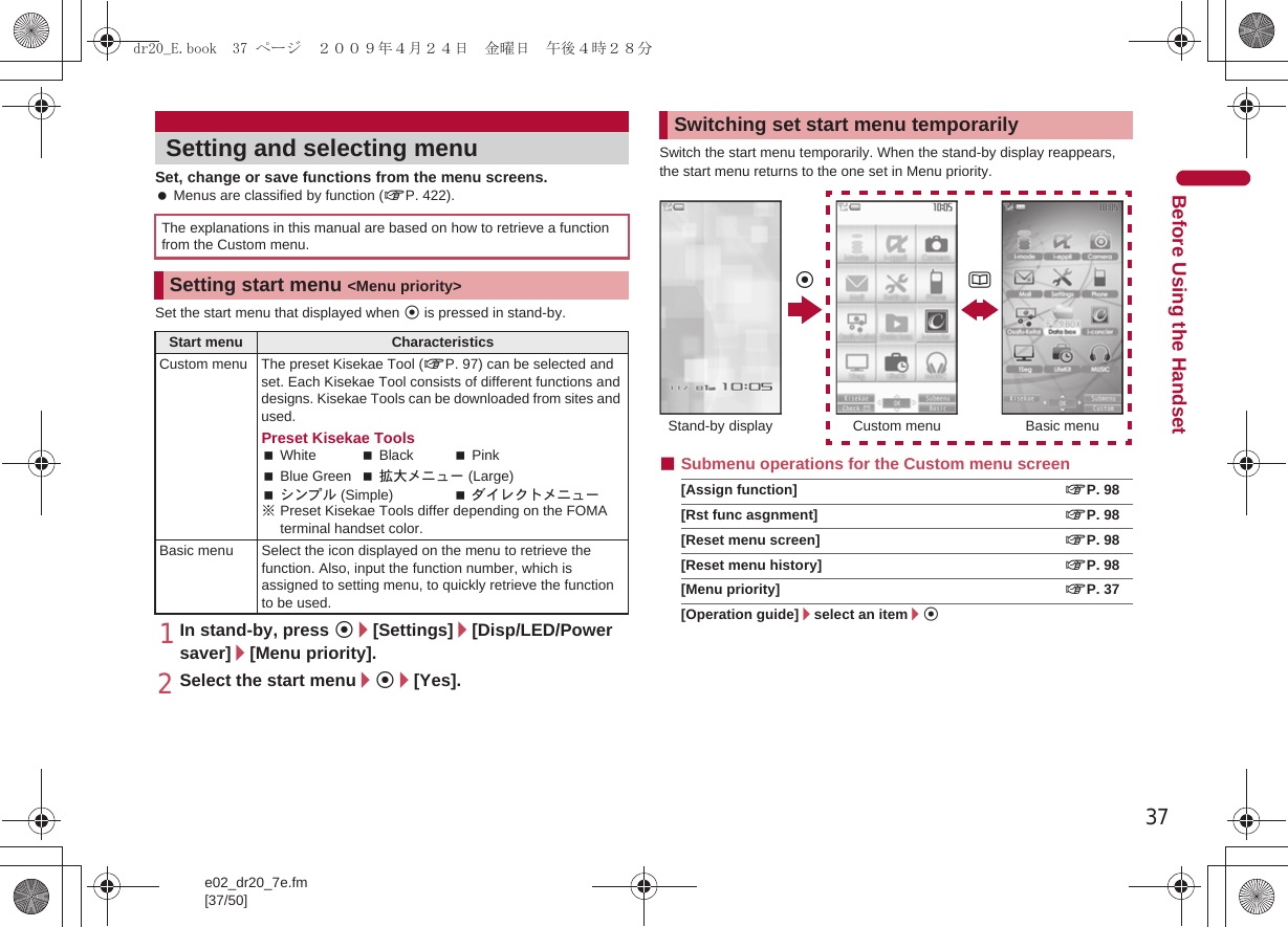 Page 7 of Sharp HRO00094 Cellular Phone User Manual 2