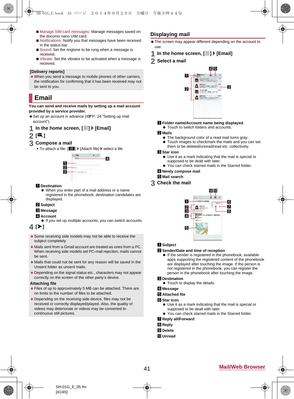 Page 19 of Sharp HRO00212 Smart Phone User Manual