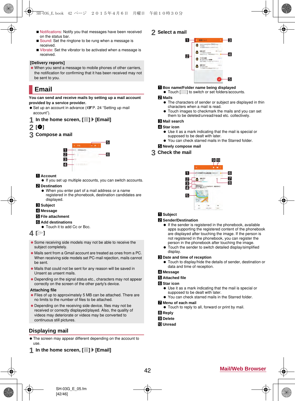 Page 19 of Sharp HRO00217 Smart Phone User Manual 