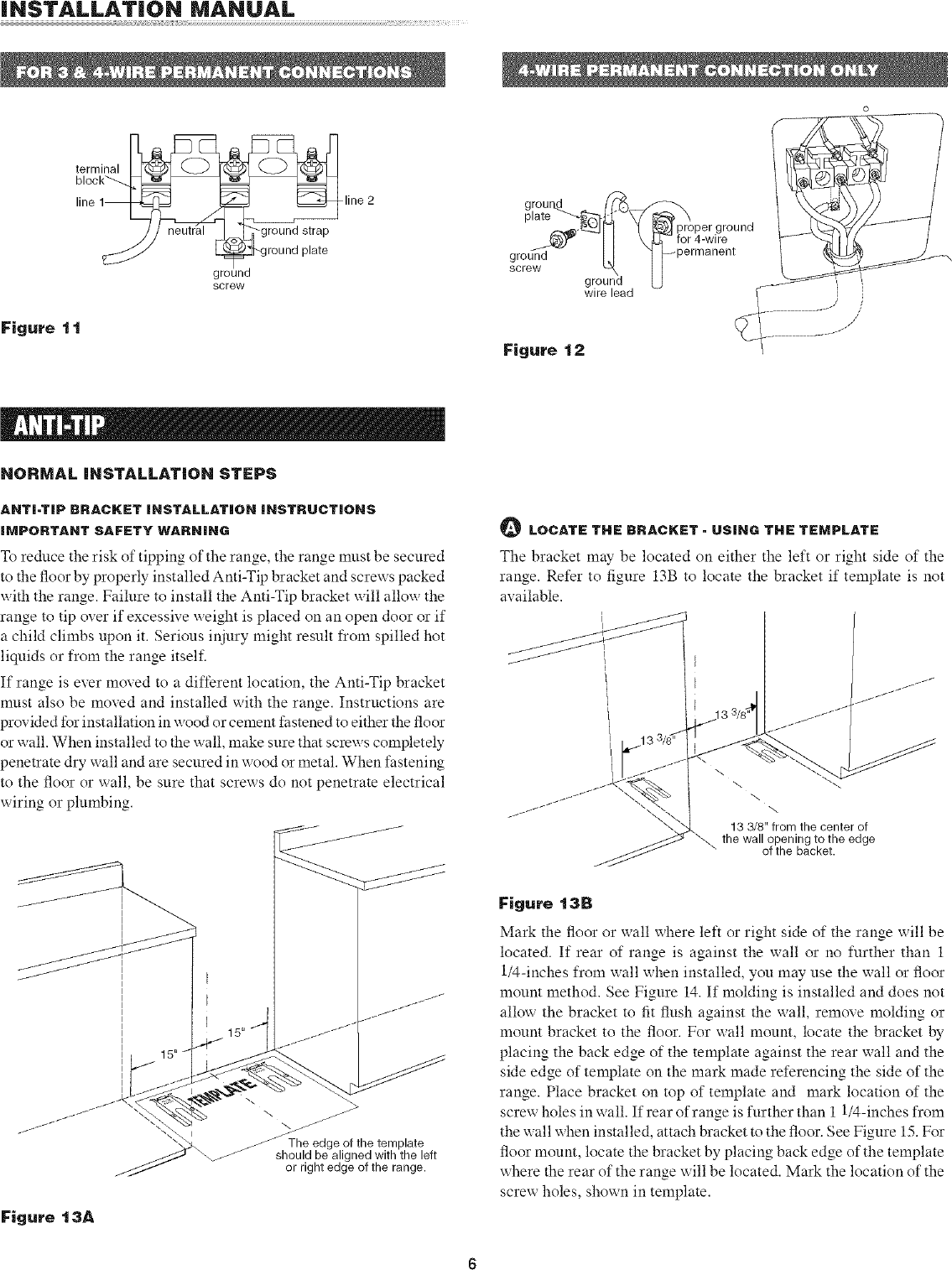 Page 6 of 8 - Sharp KB-4425LS User Manual  ELECTRIC RANGE W/MICROWAVE DRAWER - Manuals And Guides L0701299