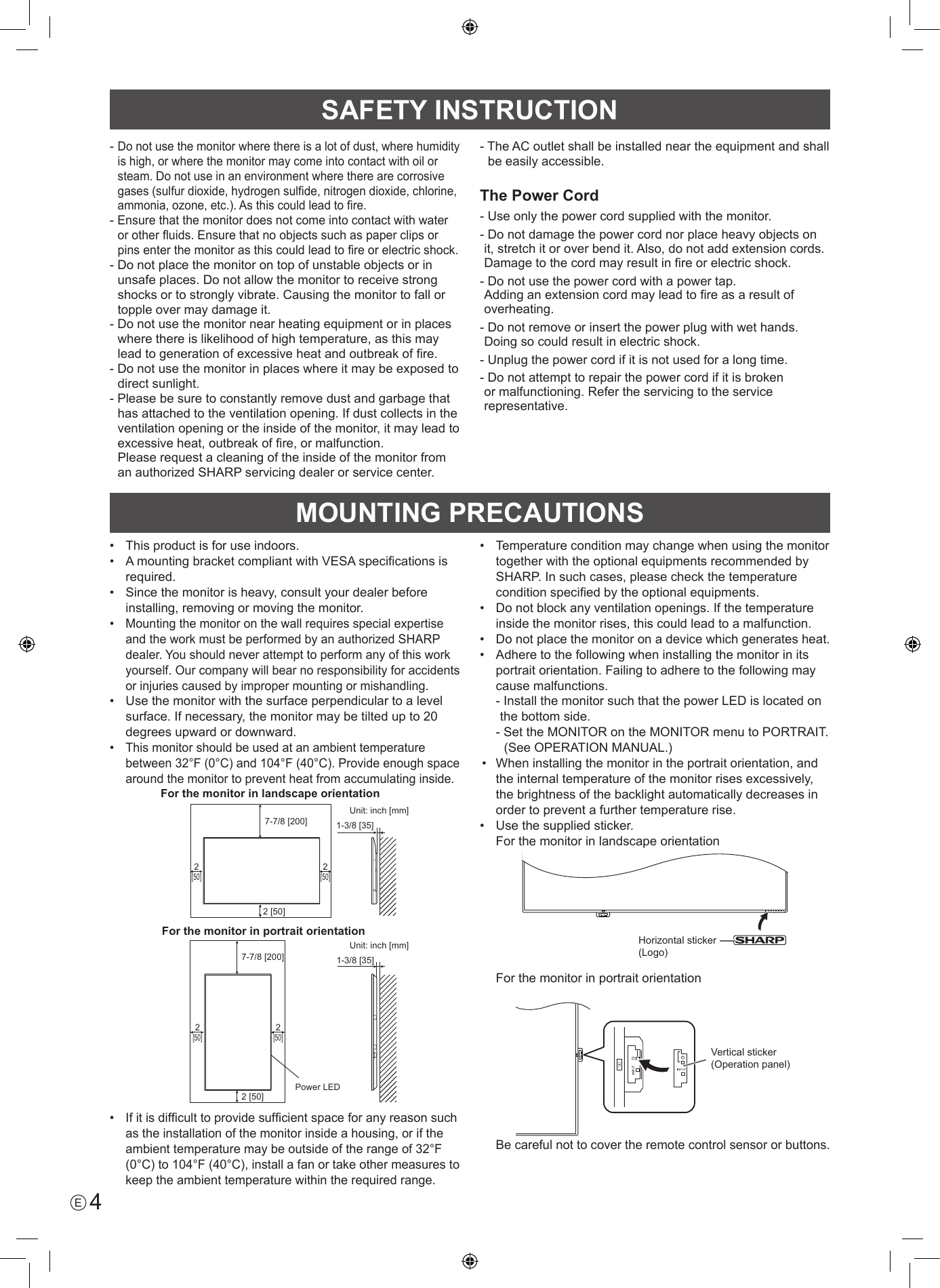 Page 6 of 12 - Sharp PNH701 PN-H701 Quick Start Setup Guide User Manual  To The 9485ab5e-86c6-4098-b5be-75a77d584711