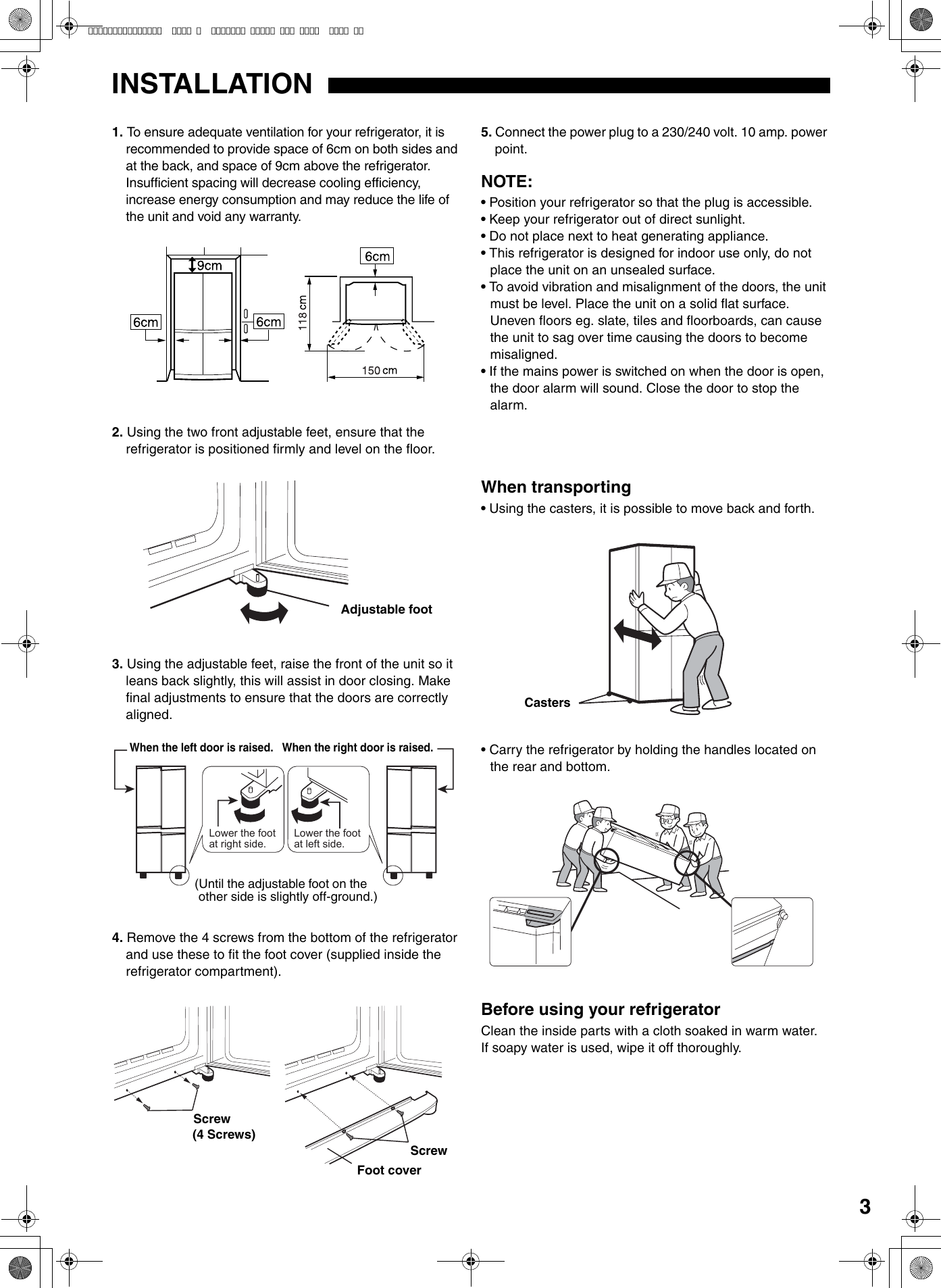 Page 3 of 12 - Sharp SJ-F60PC SJ-F60PS/SJ-F60PC/SJ-F65PS/SJ-F65PC User Manual  To The F4d99689-721c-426f-99a9-2586faa7a37a