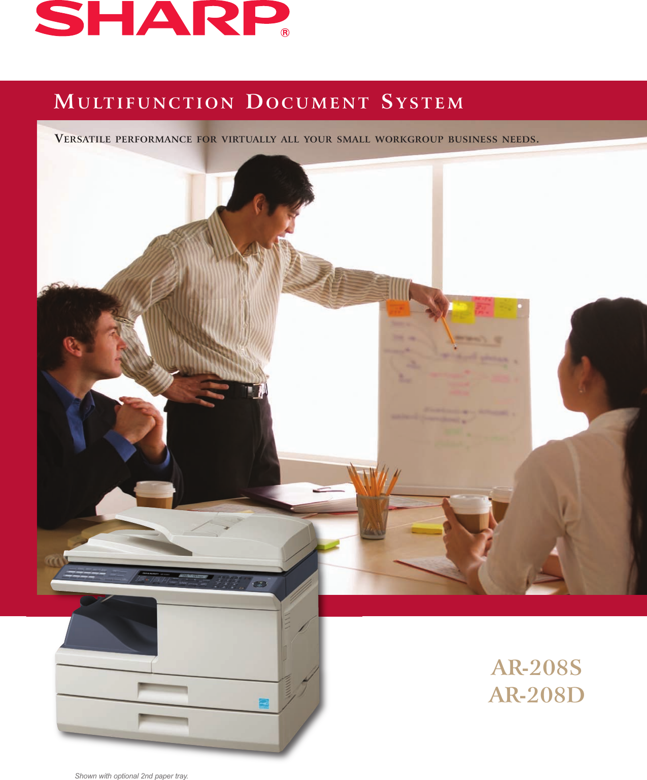 Page 1 of 4 - Sharp Sharp-Ar-208S-Users-Manual- AR-208S | AR-208D Brochure Sharp-ar-208s-users-manual