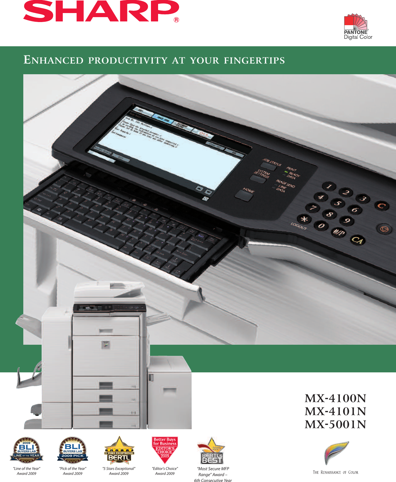 Page 1 of 12 - Sharp Sharp-Mx-4100N-Brochure- MX-4100N | MX-4101N MX-5001N Brochure  Sharp-mx-4100n-brochure
