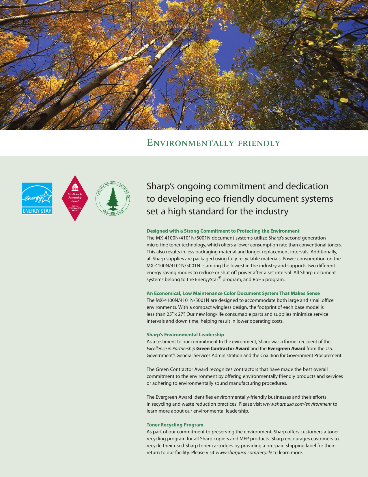 Page 11 of 12 - Sharp Sharp-Mx-4100N-Brochure- MX-4100N | MX-4101N MX-5001N Brochure  Sharp-mx-4100n-brochure