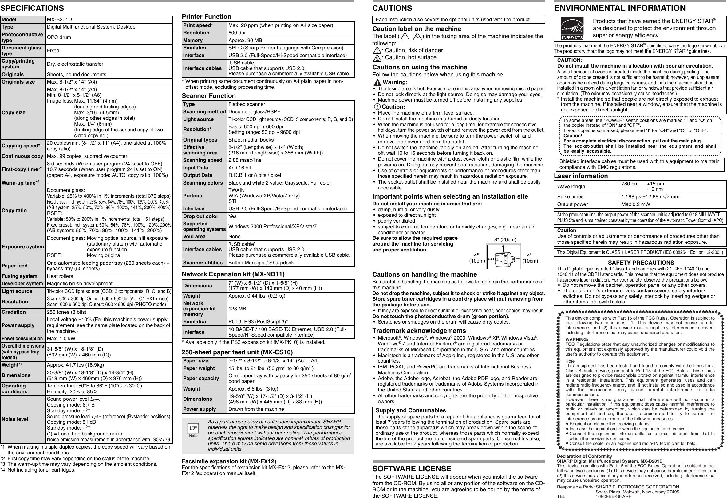 Page 2 of 2 - Sharp Sharp-Mx-B201D-Quick-Guide-  Sharp-mx-b201d-quick-guide