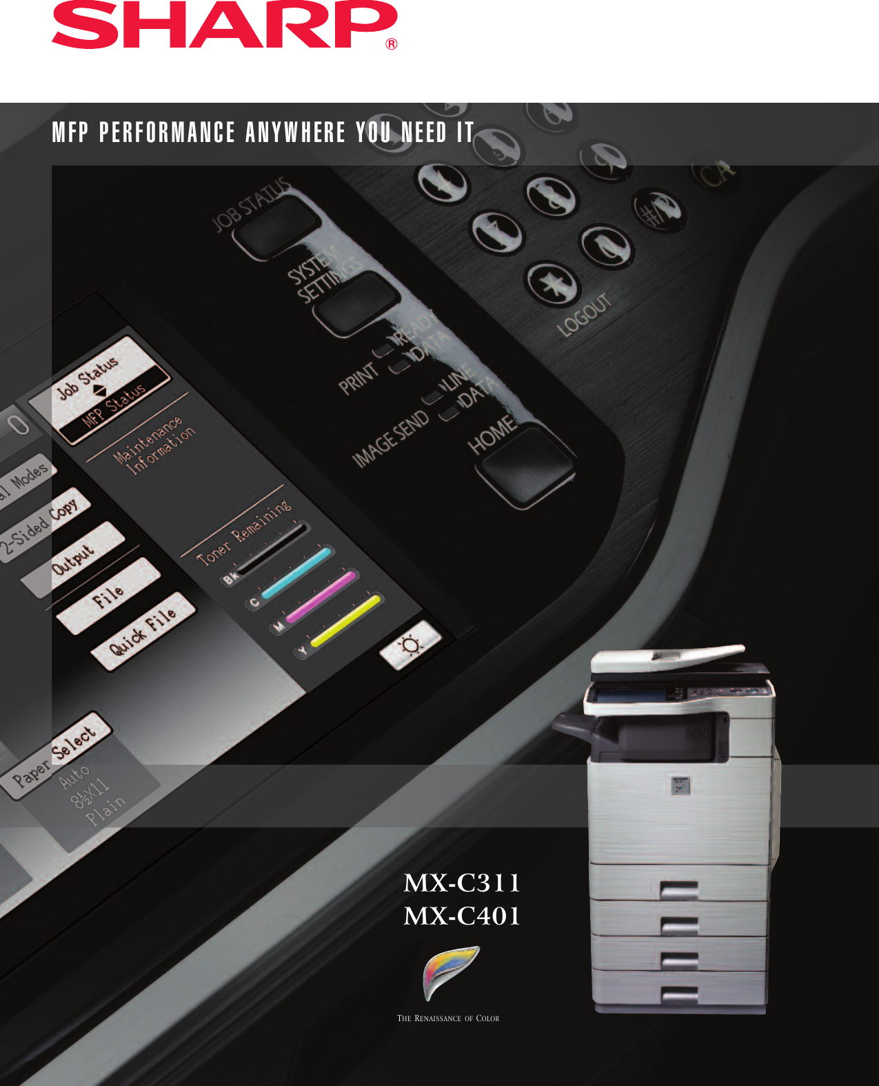 Page 1 of 12 - Sharp Sharp-Mx-C311-Brochure- MX-C311 | MX-C401 Brochure  Sharp-mx-c311-brochure