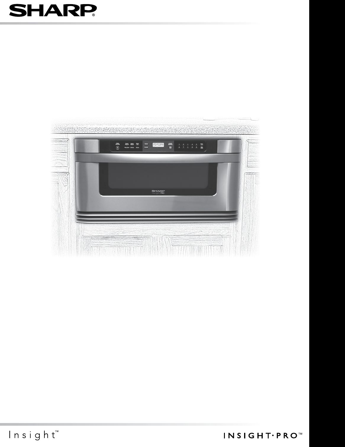 Sharp Microwave Drawer Oven Kb 6002l Users Manual 6014l 6015k