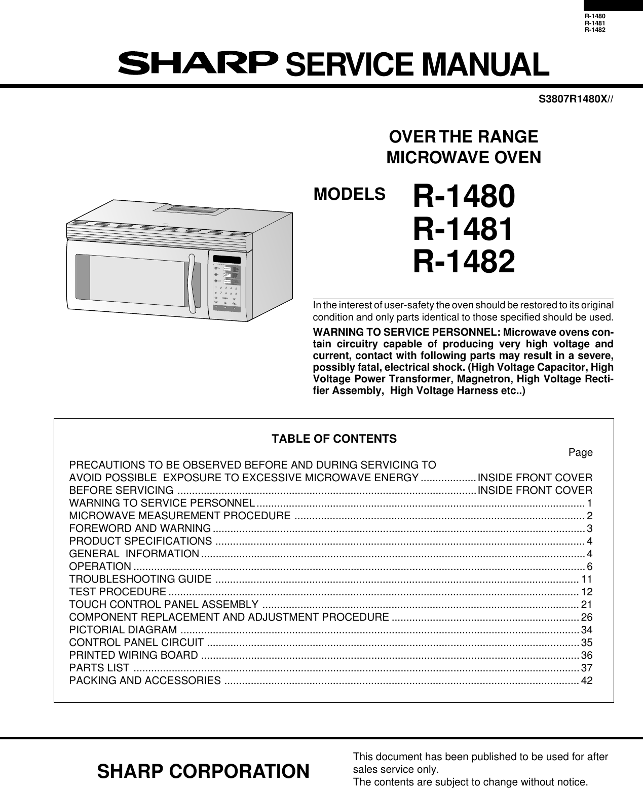 Sharp Drawer Microwave Manual