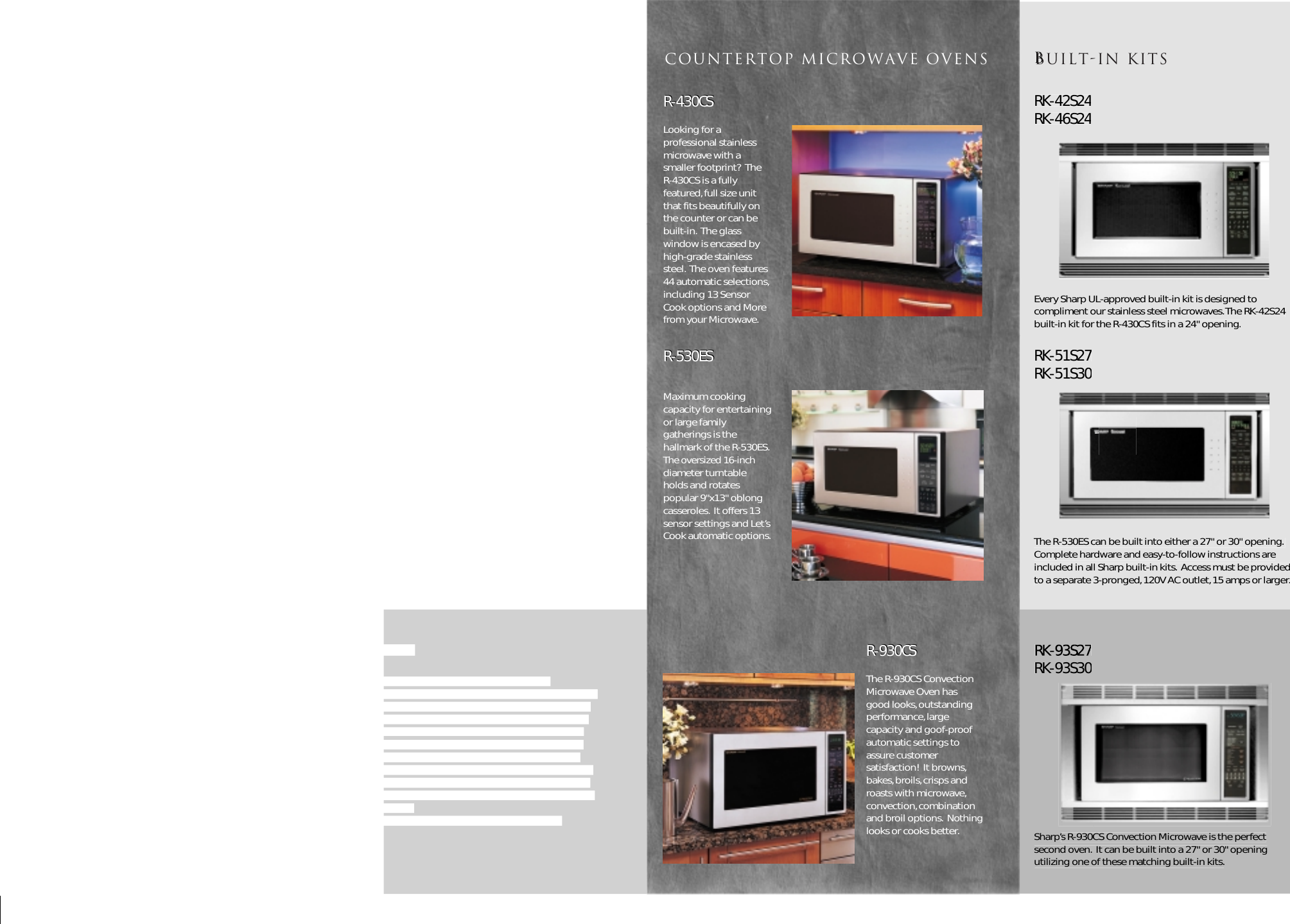 Page 3 of 5 - Sharp Sharp-Stainless-Steel-Microwave-Oven-Users-Manual- Stainless Steel Microwave Oven Brochure  Sharp-stainless-steel-microwave-oven-users-manual