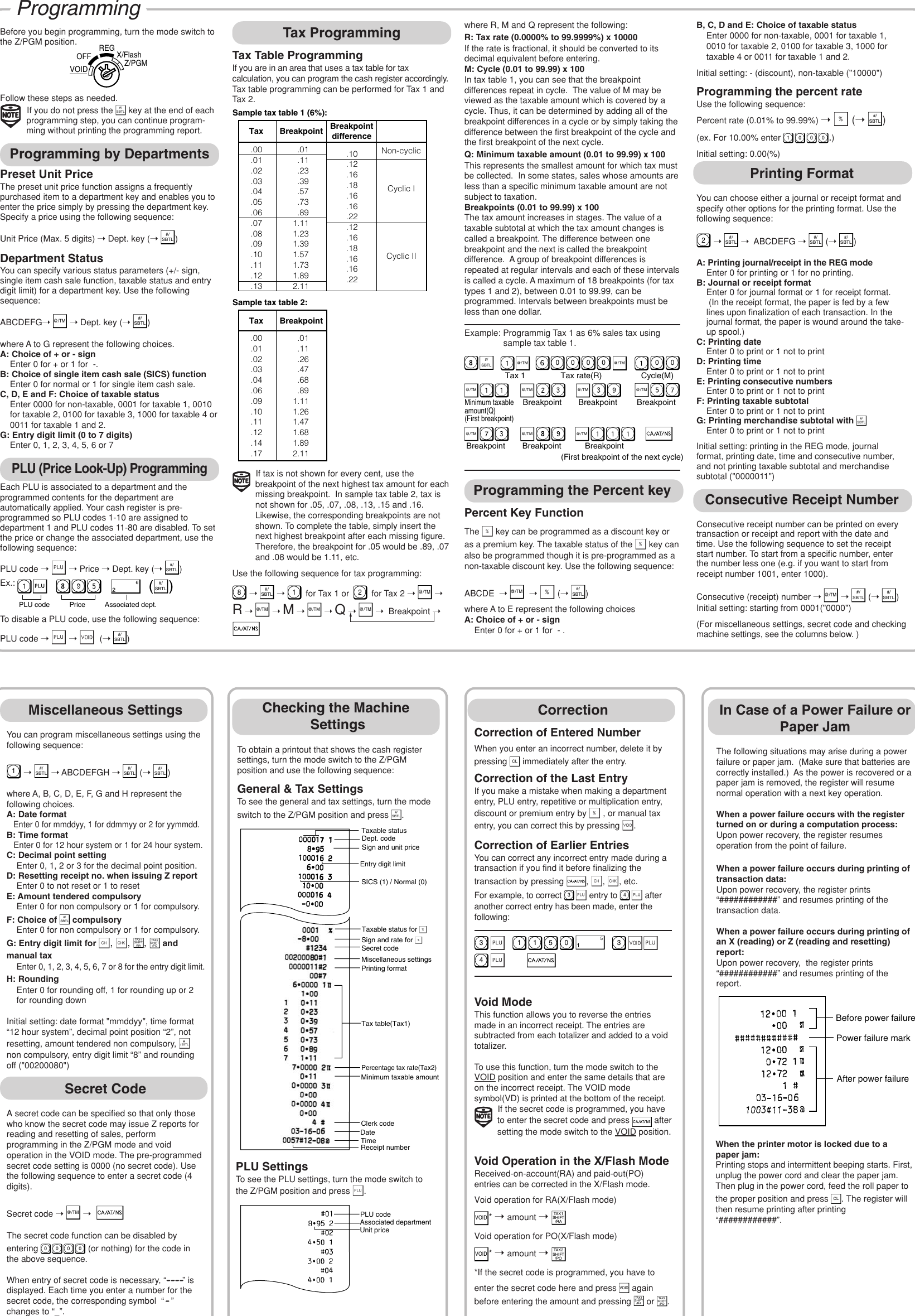 Page 3 of 6 - Sharp Sharp-Xe-A102-Owners-Manual- XE-A102 Operation Manual  Sharp-xe-a102-owners-manual