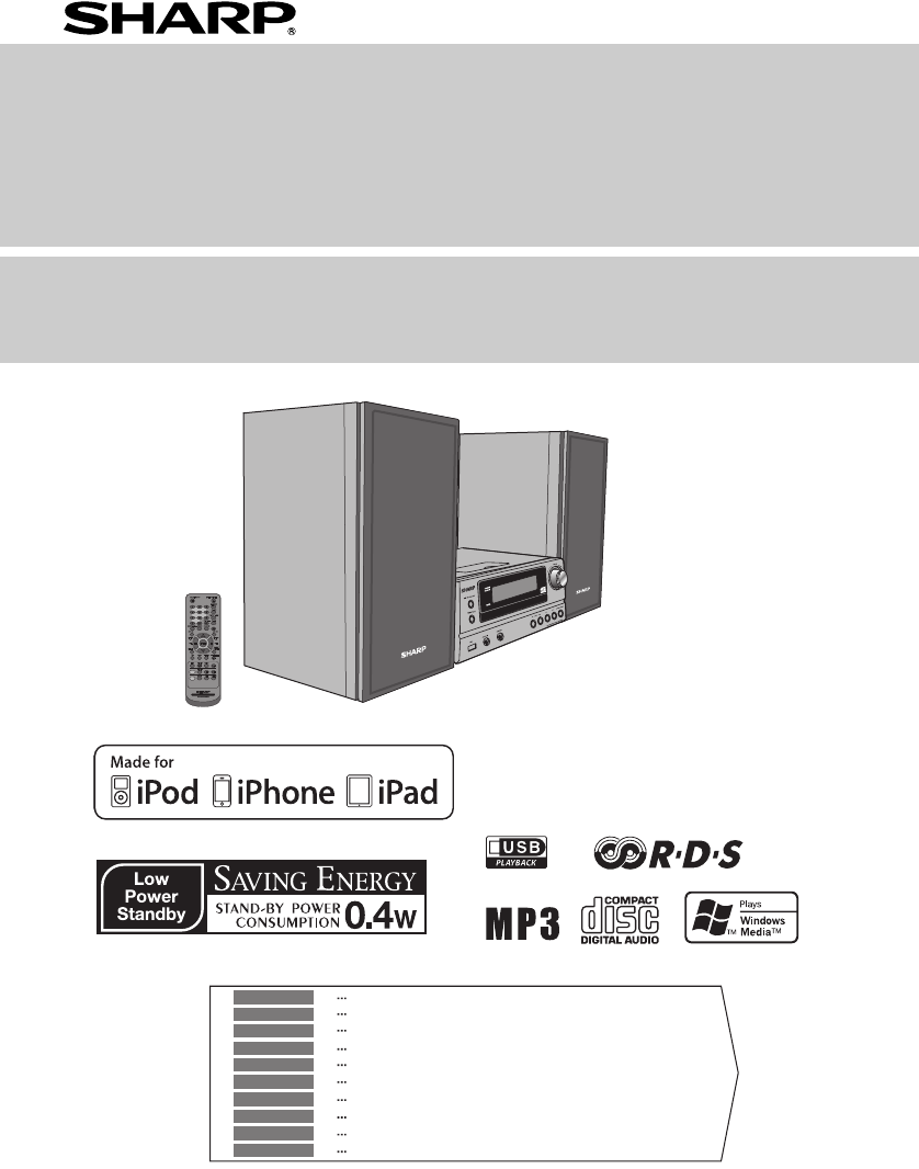 Sharp Xl Hf151ph Hf151ph Bk Operation Manual Gb User To The E97dee 42a5 4fc7 Ac33 B6e737eea6ae